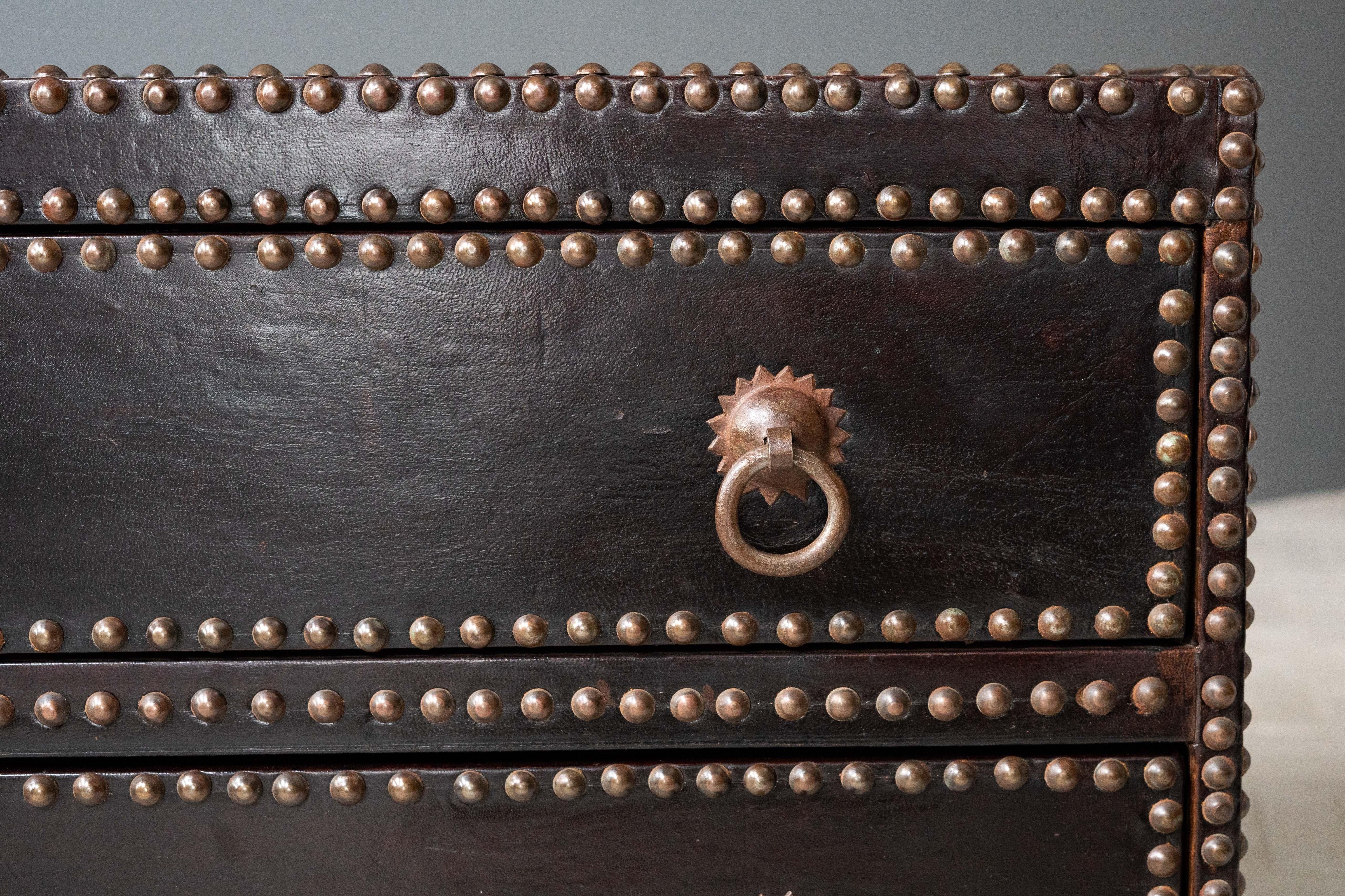 Pair of Gramercy Park Hotel Leather Chests 5
