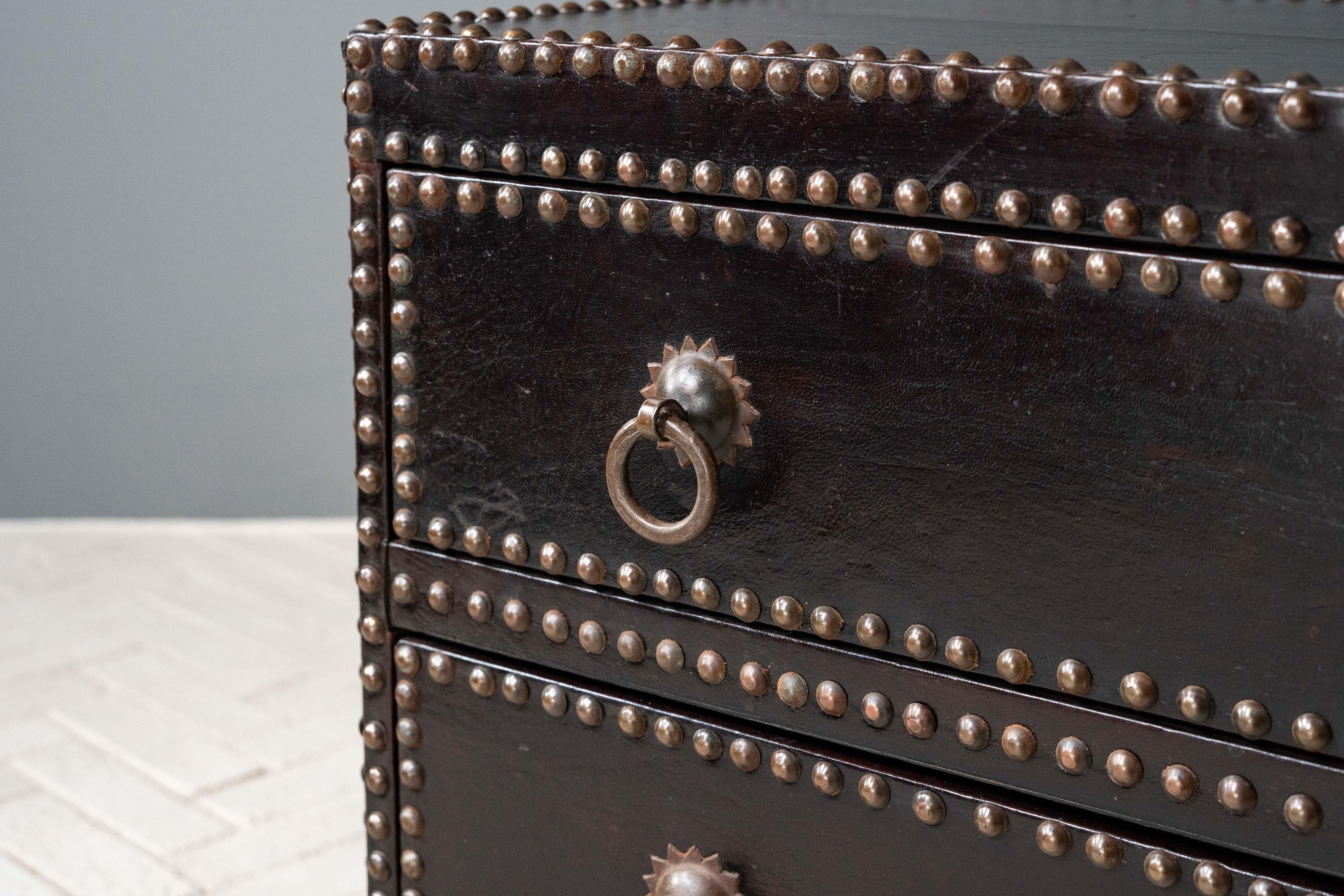 Pair of Gramercy Park Hotel Leather Chests 6