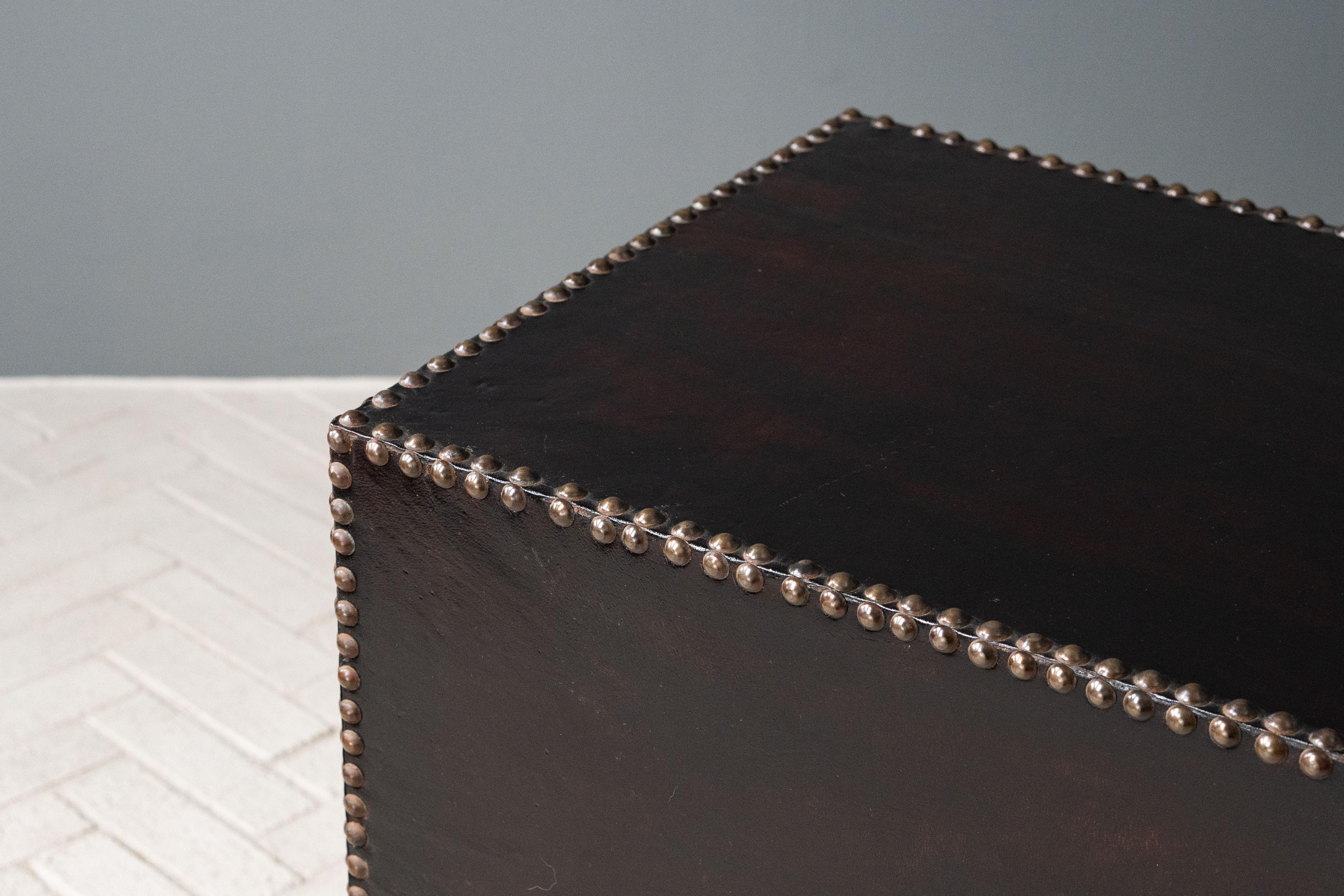 Pair of Gramercy Park Hotel Leather Chests 8