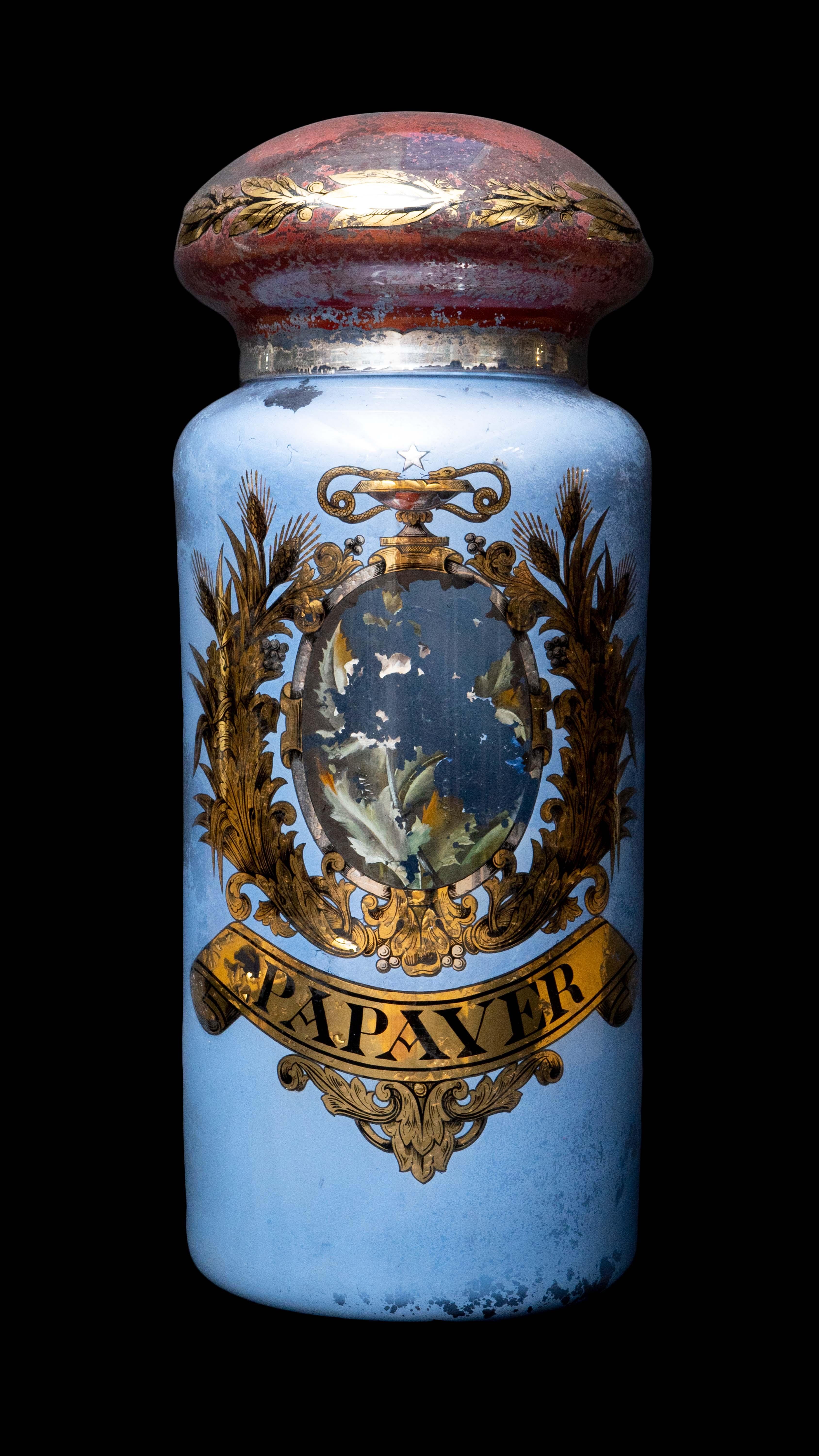 antique apothecary jars