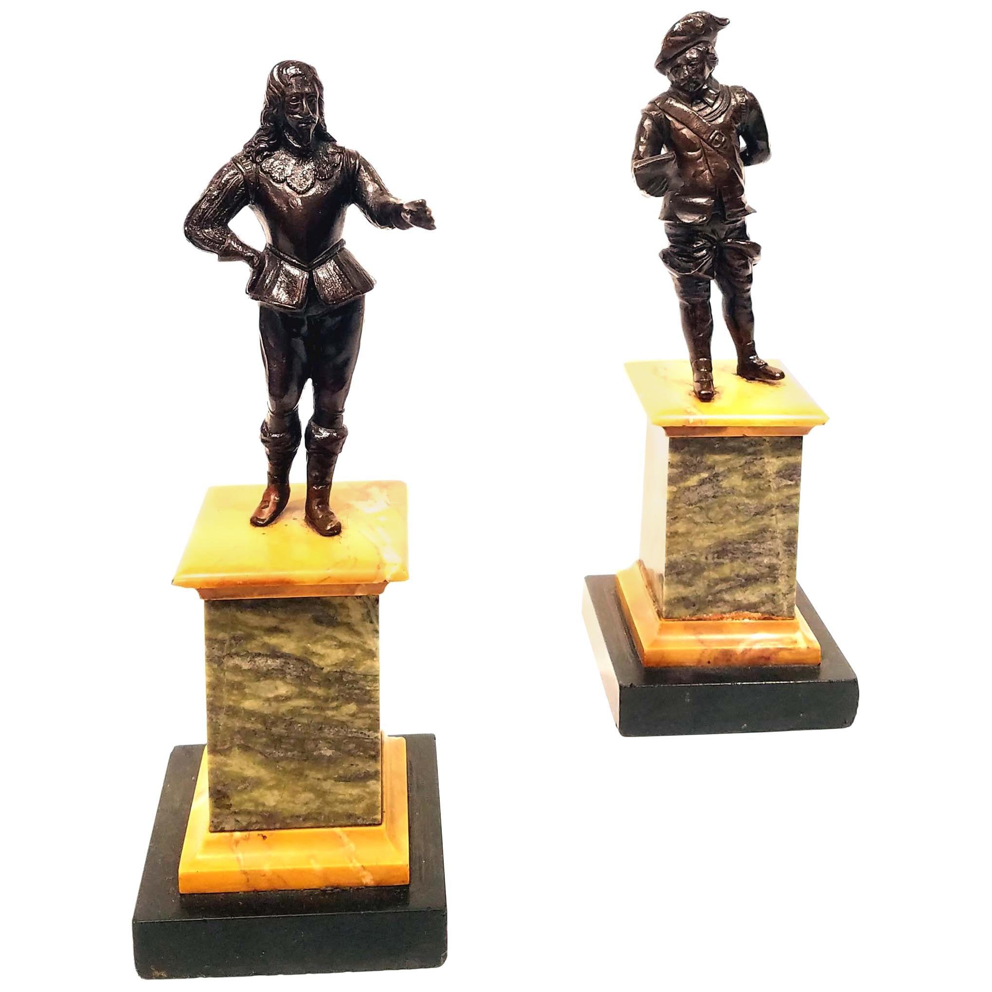 Pair of Grand Tour Bronze Figures Italian, circa 1850