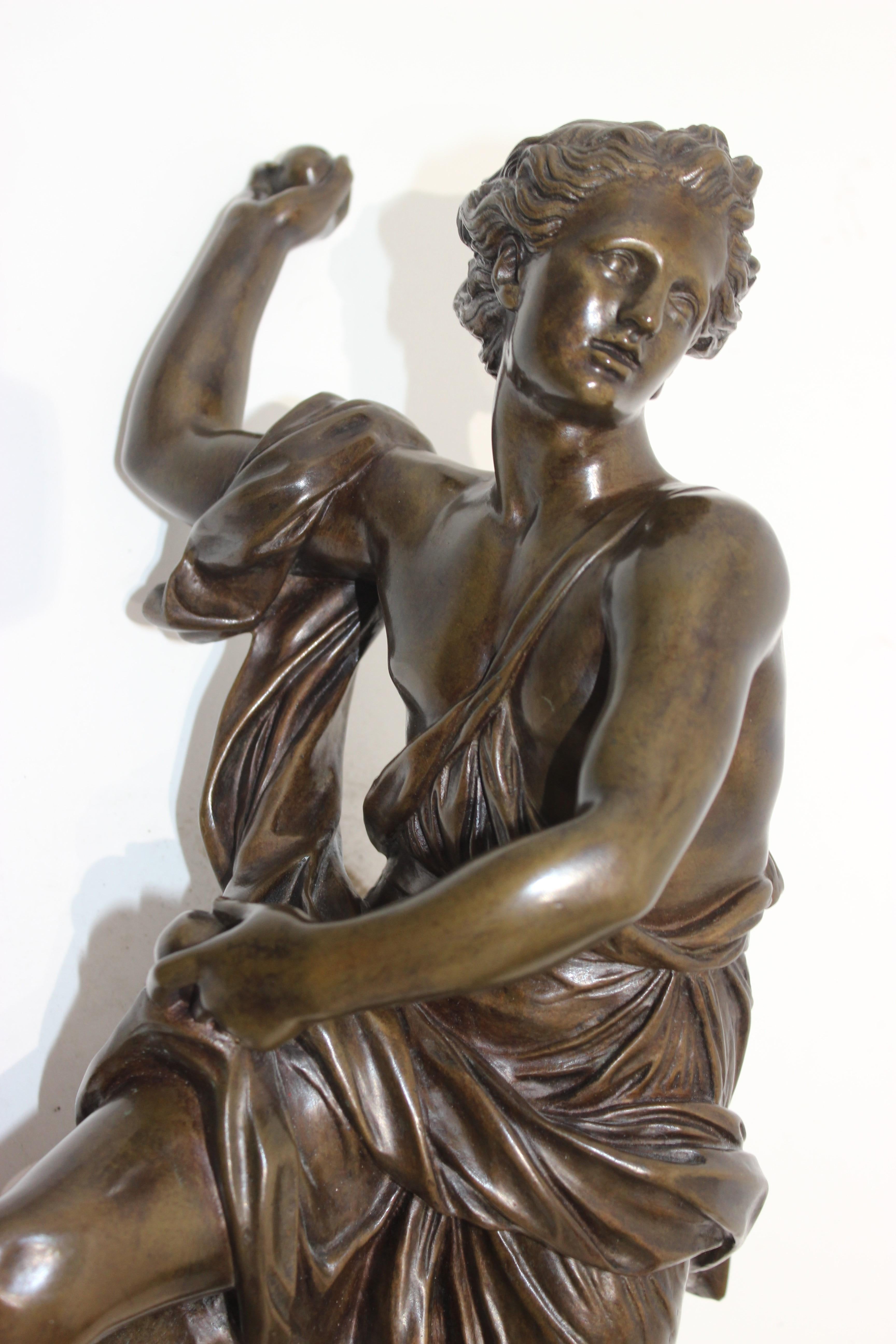 Paire de bronzes d'Anatolanta et d'Hipponéses en vente 6