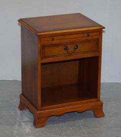 Pair of Grange Paris Handmade in France Cheerywood Side End Lamp Wine Tables