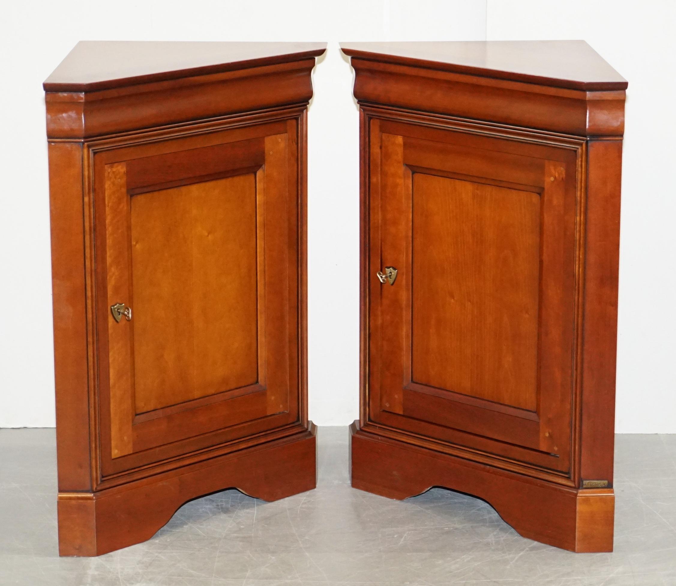 We are delighted to offer for sale this lovely pair of Grange Paris hand made in France cherrywood side cupboards

A good looking and well made pair, they are all solid cherrywood which is a hard timber with a lovely rich glow to it

We have