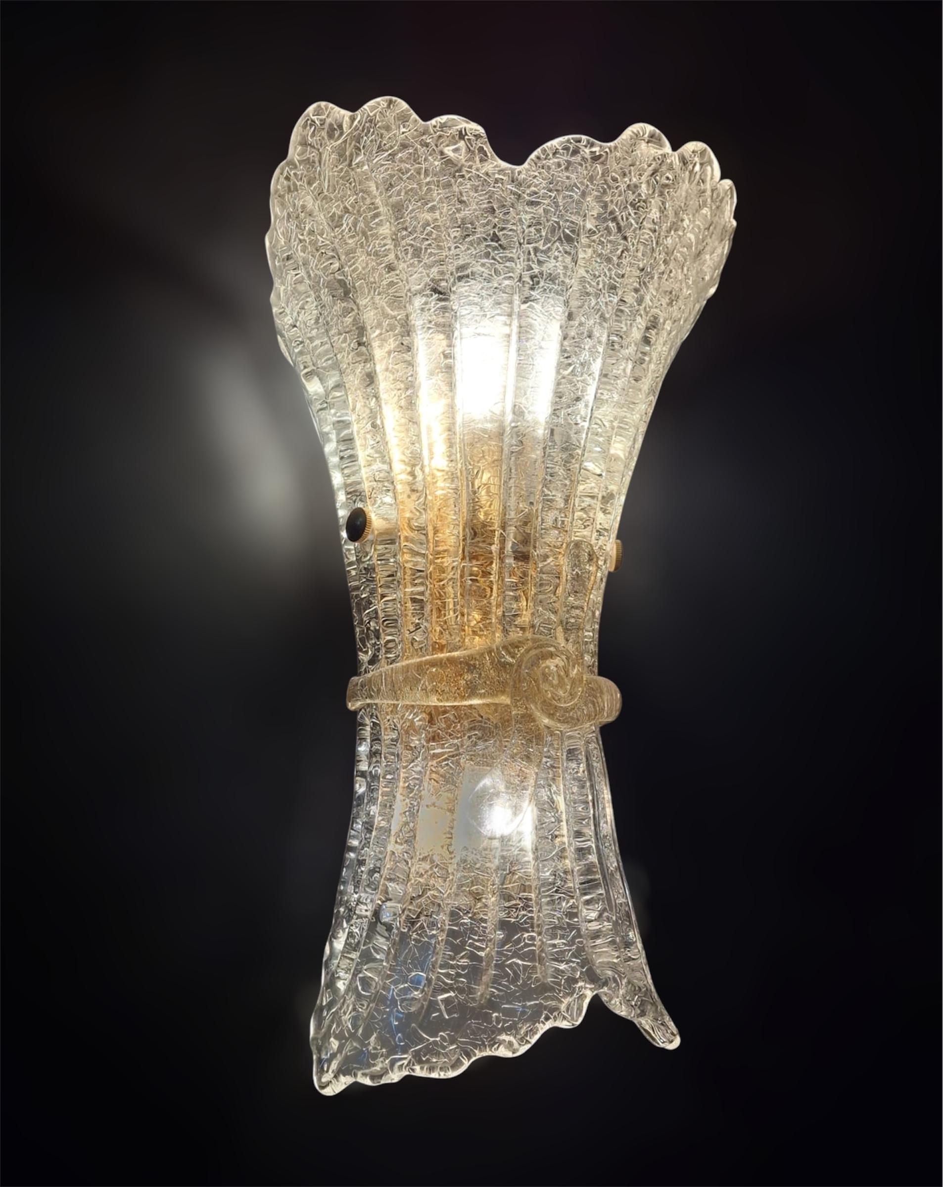 Pair of Graniglia Bow Sconces, 3 Pairs Available For Sale 2