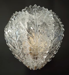 Pair of Graniglia Leaf Sconces