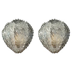 Paire d'appliques Graniglia Leaf