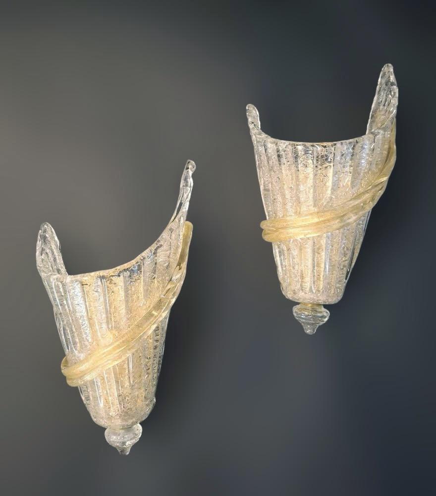 Pair of Graniglia Sconces For Sale 3
