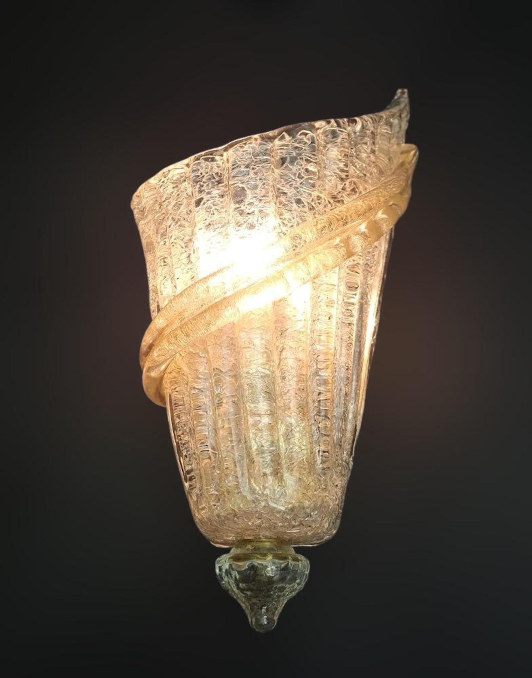 Pair of Graniglia Sconces For Sale 2