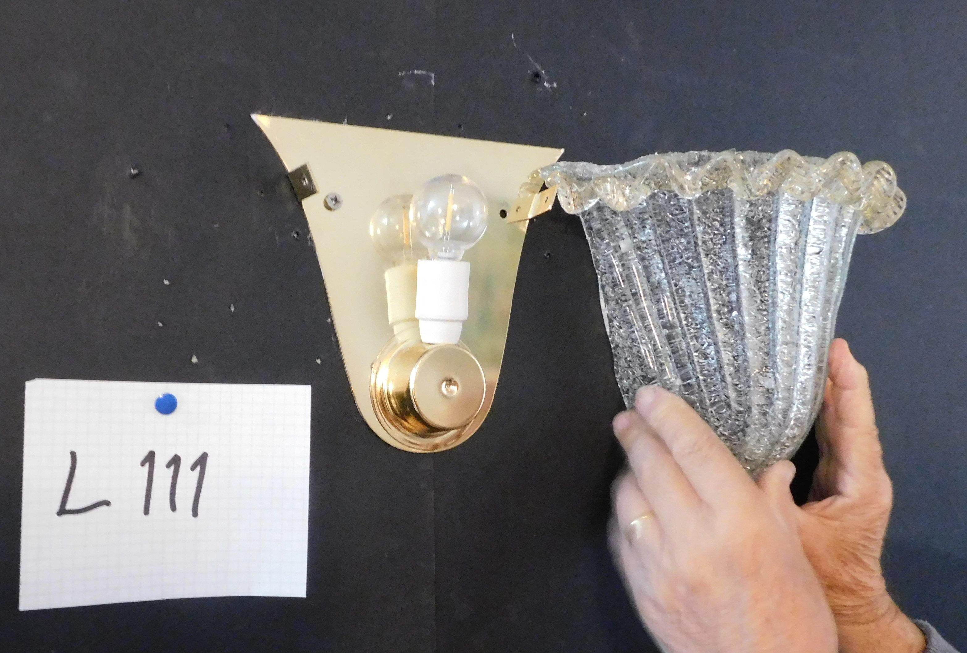 Italian Pair of Graniglia Shield Sconces, 2 Pairs Available For Sale