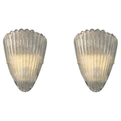 Pair of Graniglia Shield Sconces