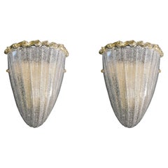 Coppia di lampade a scudo Graniglia, 3 coppie disponibili