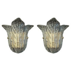 Pair of Graniglia Shield Sconces