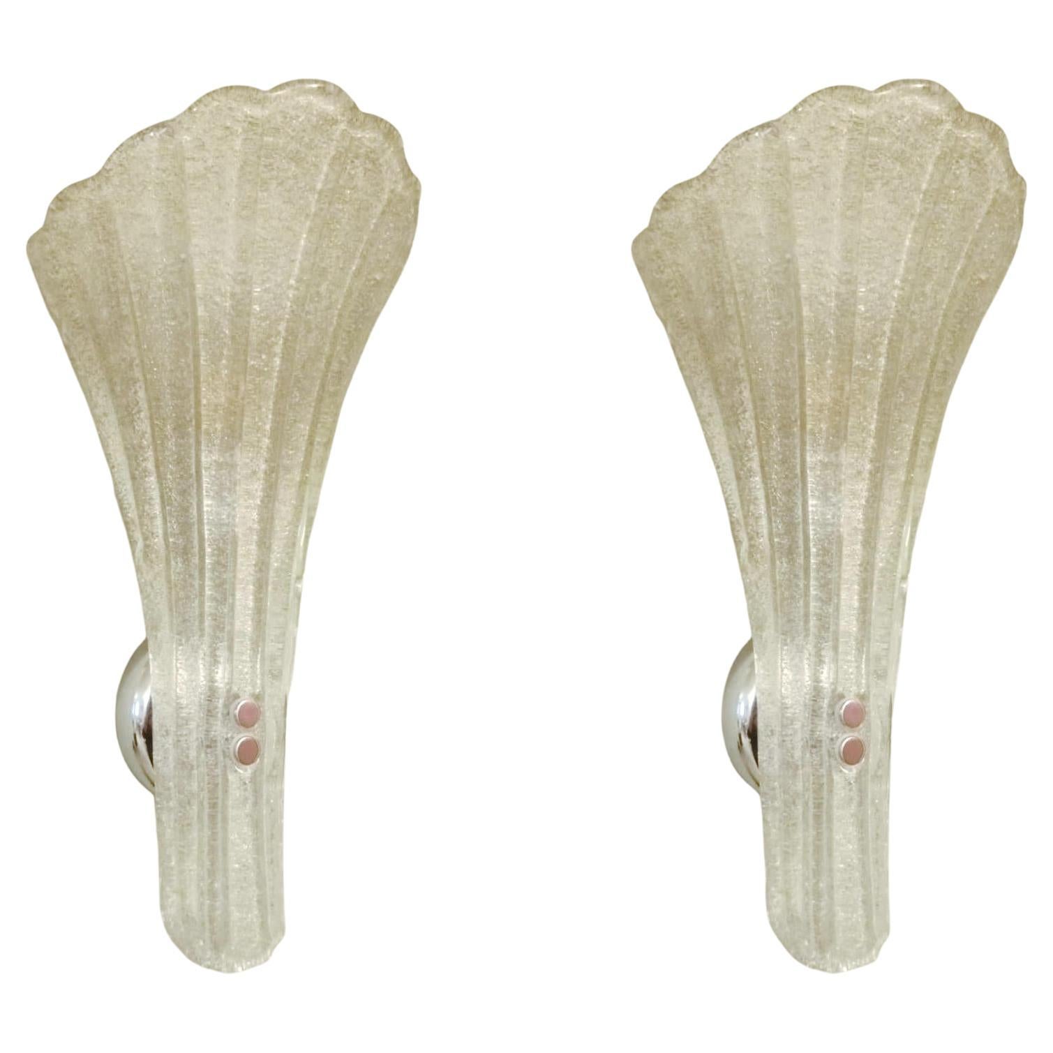Pair of Graniglia Trumpet Sconces, 2 Pairs Available For Sale