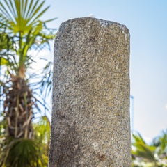 Pair of Granite Column Fragments, 19th Century