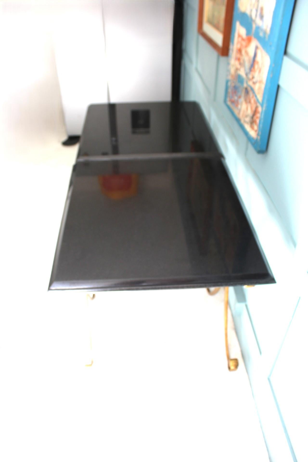 Paire de tables d'appoint en métal doré Granite par John Richard en vente 7