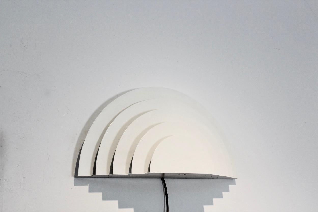 Steel Pair of Graphical Meander Sconces by Cesare Casati and Emanuele Ponzio for RAAK