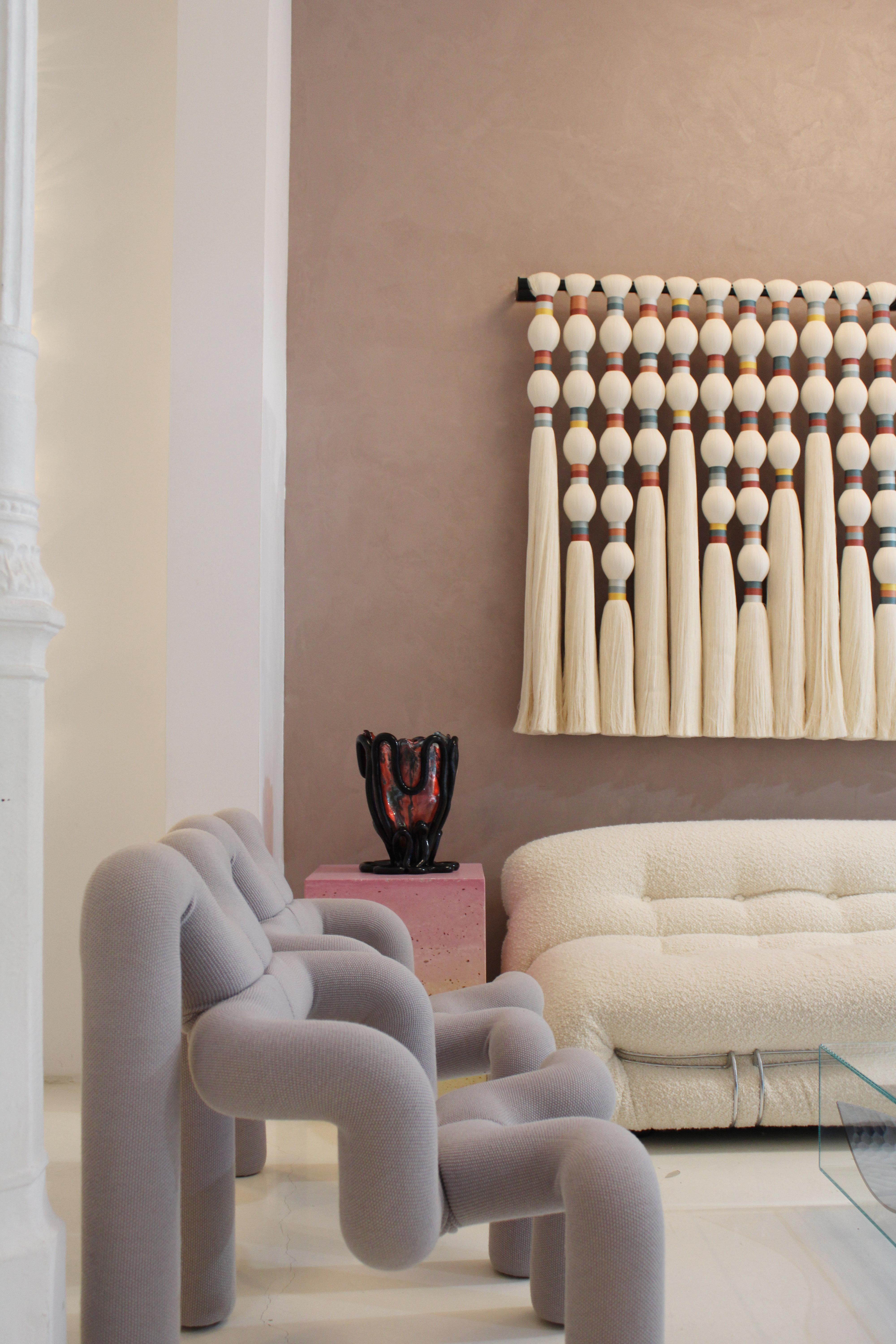 Métal Paire de fauteuils Ekstren gris - confort et style en vente