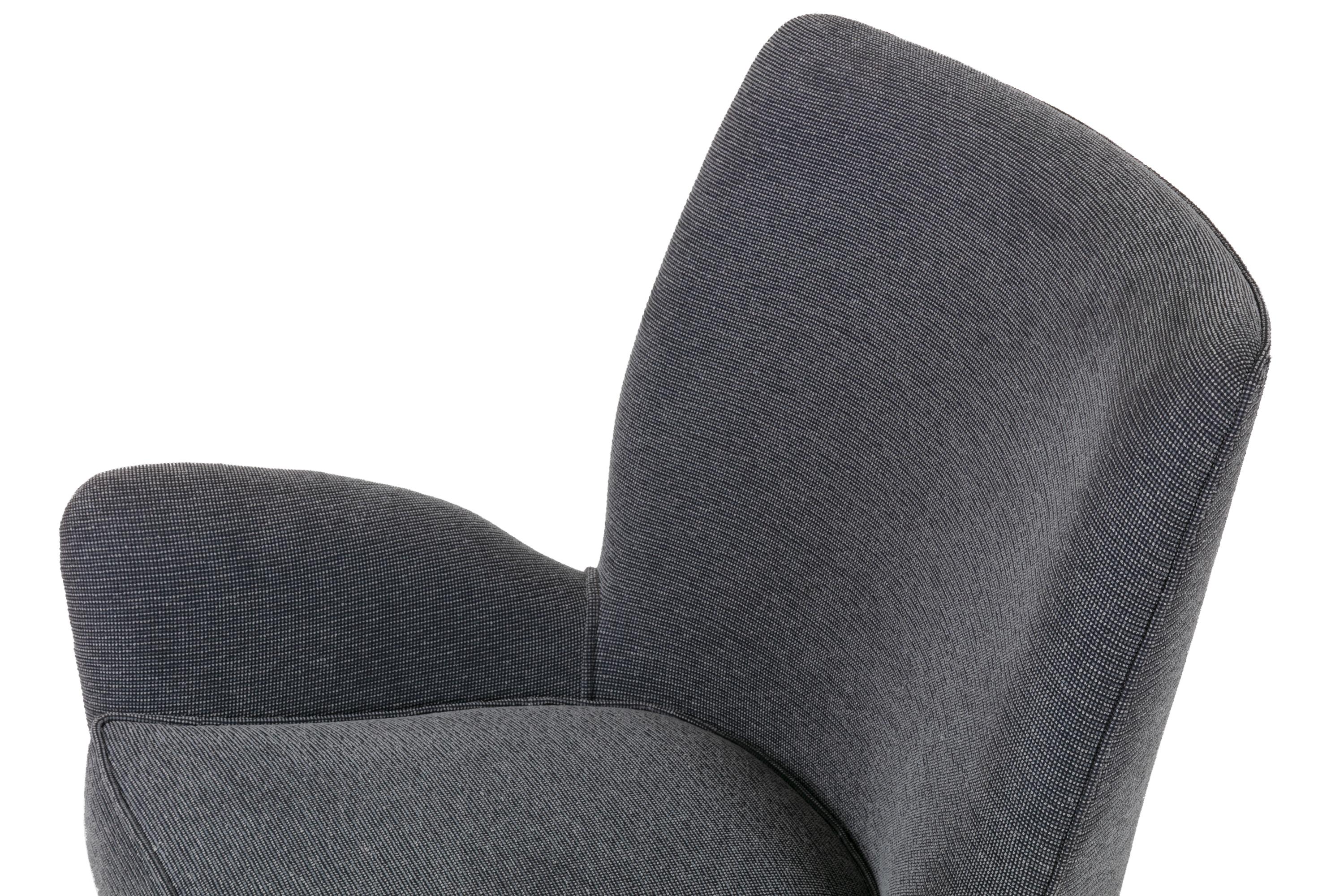 Pair of Gray Italian Midcentury Style Lounge Chairs 1