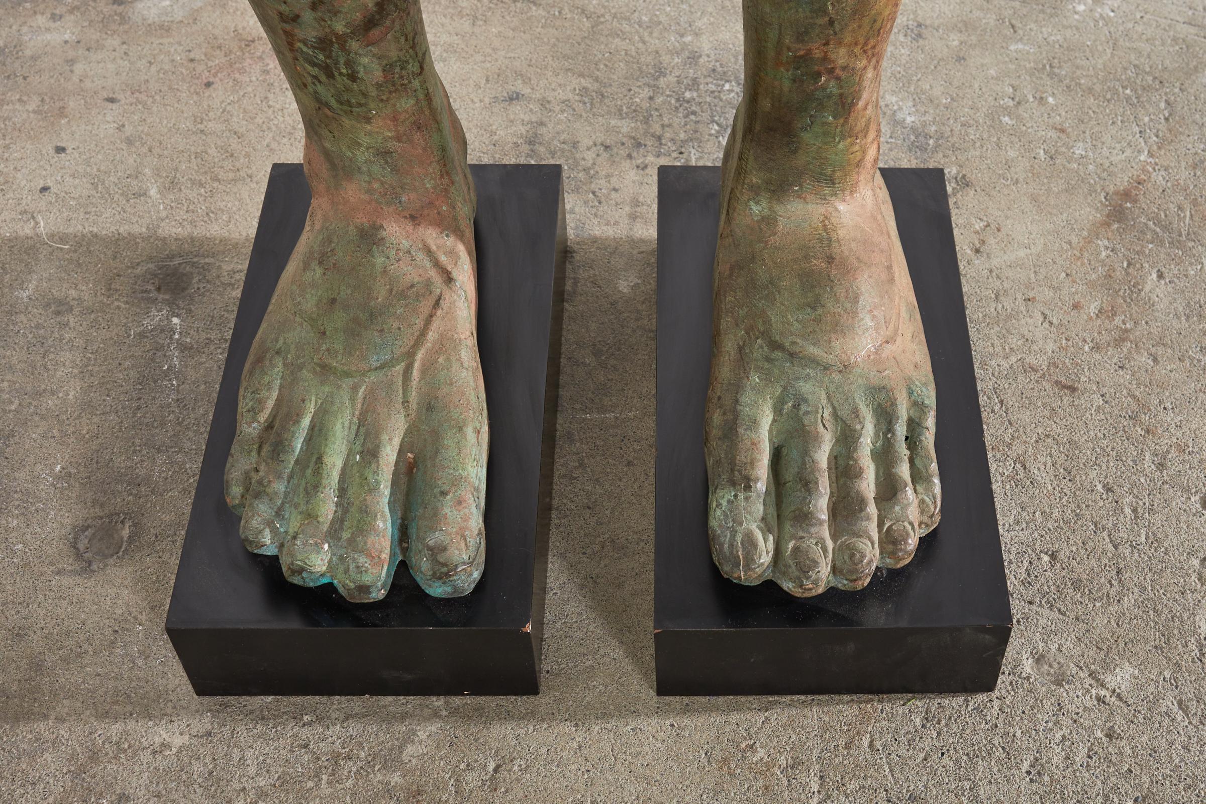 roman style feet