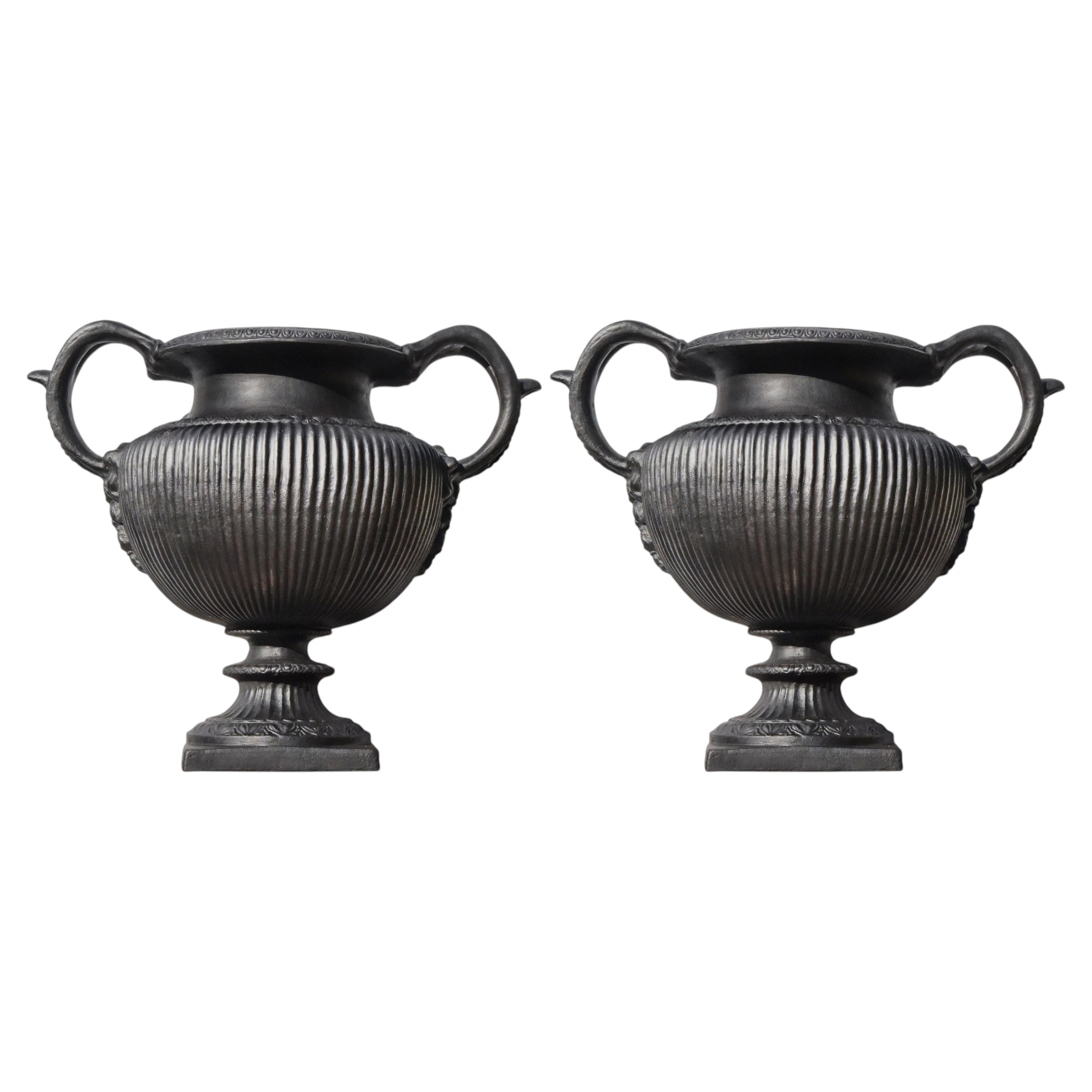 PAAR GRIECHISCHER KRATER TERRAKOTTA REPRODUKTION MITHRIDATES EUPATOR 21.