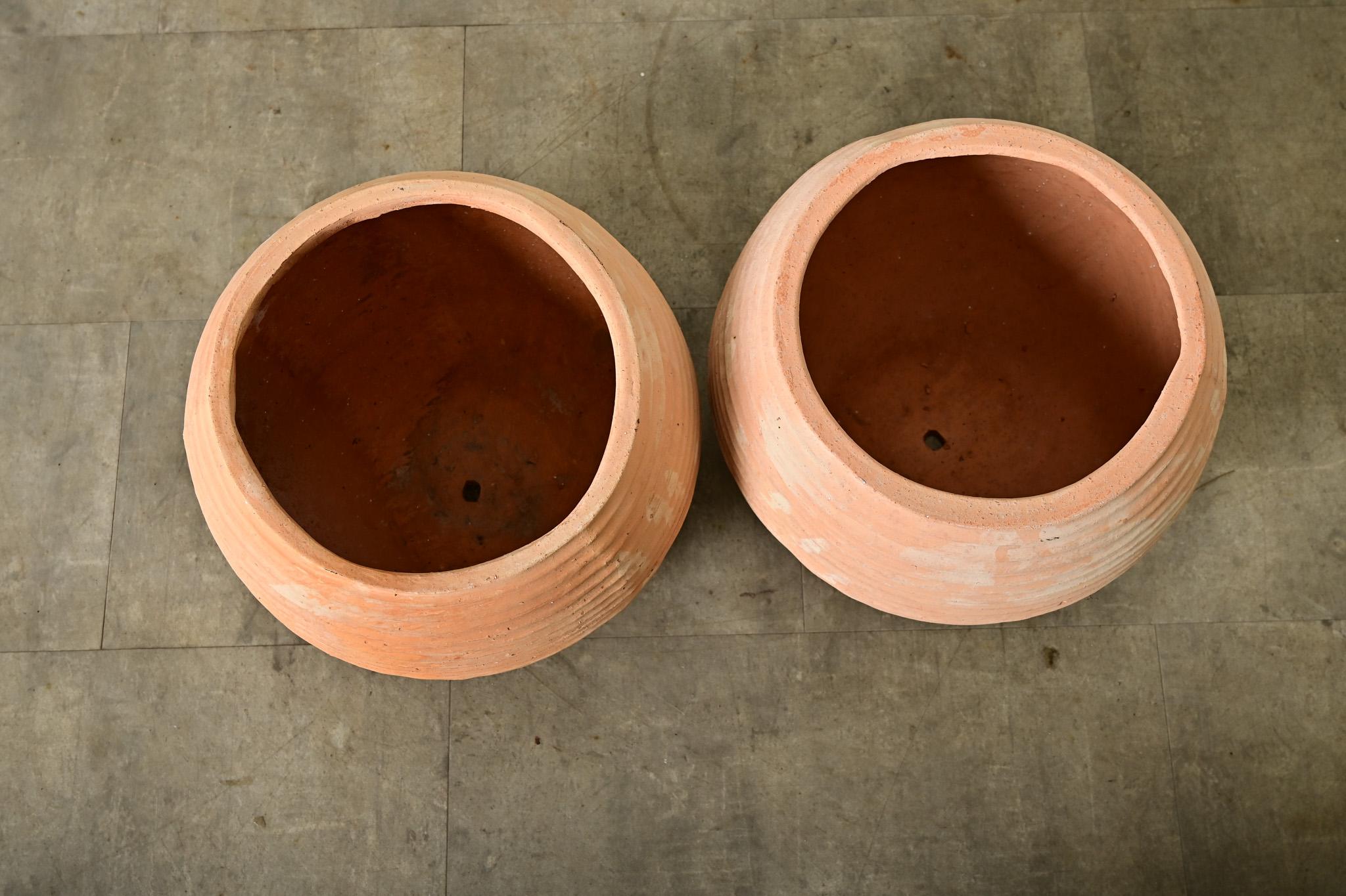 Altro Coppia di vasi in terracotta di riproduzione greca in vendita