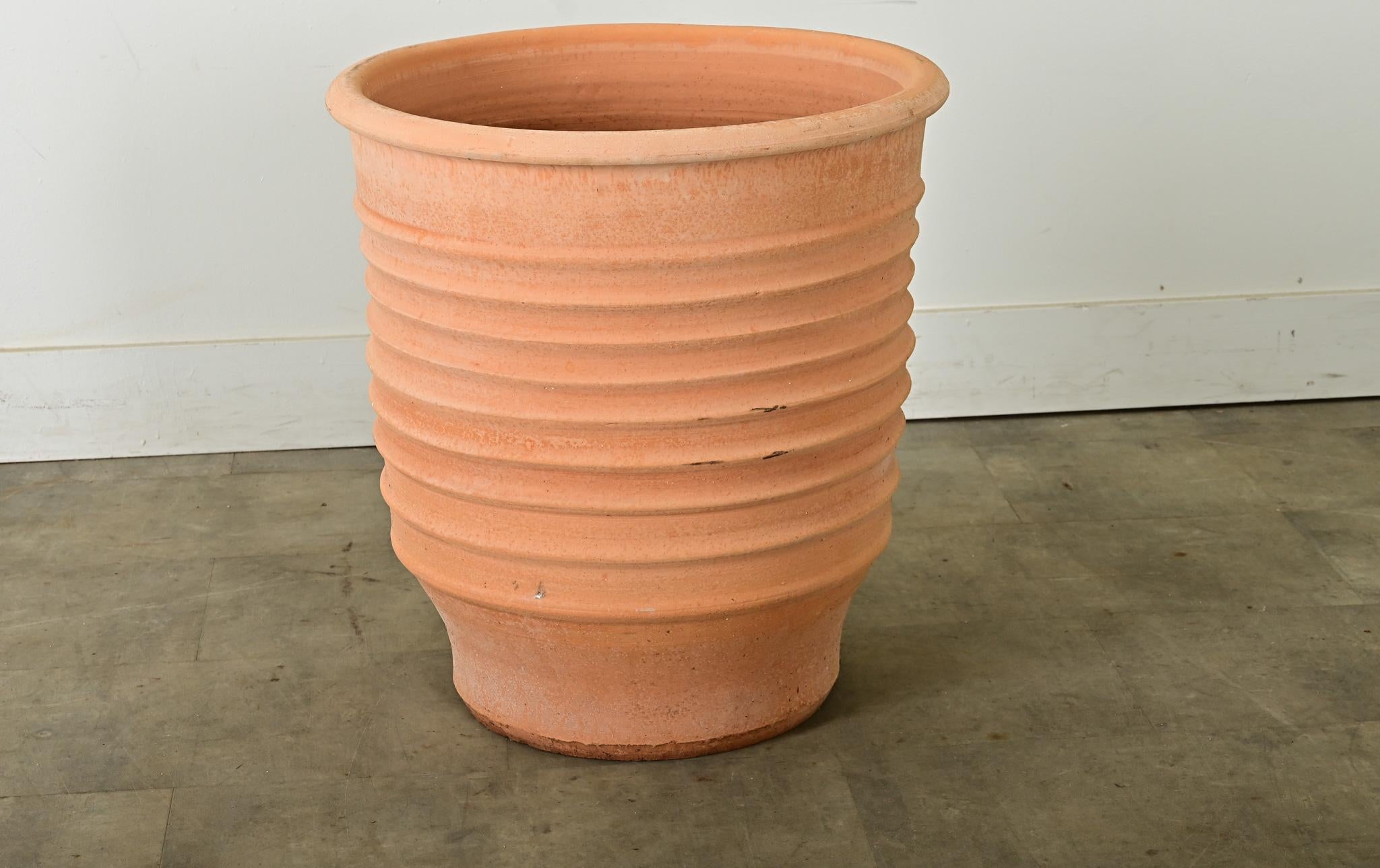 Pair of Greek Reproduction Terracotta Pots For Sale 1