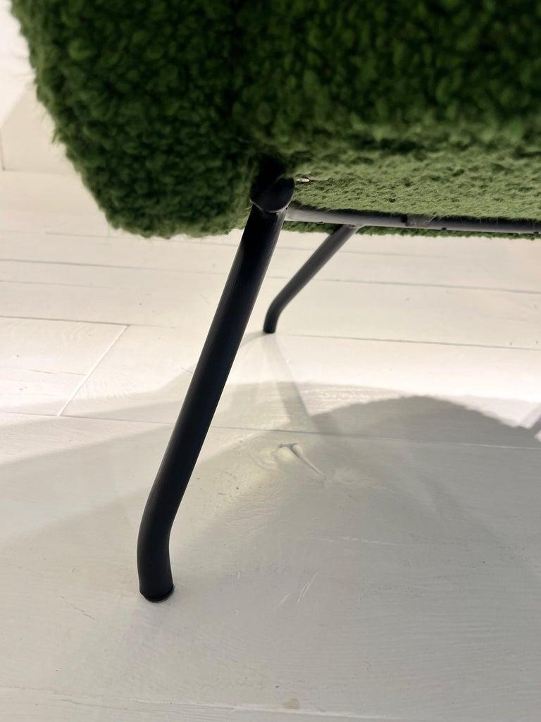 Pair of Green Armchairs by Joseph-Andre Motte en venta 1