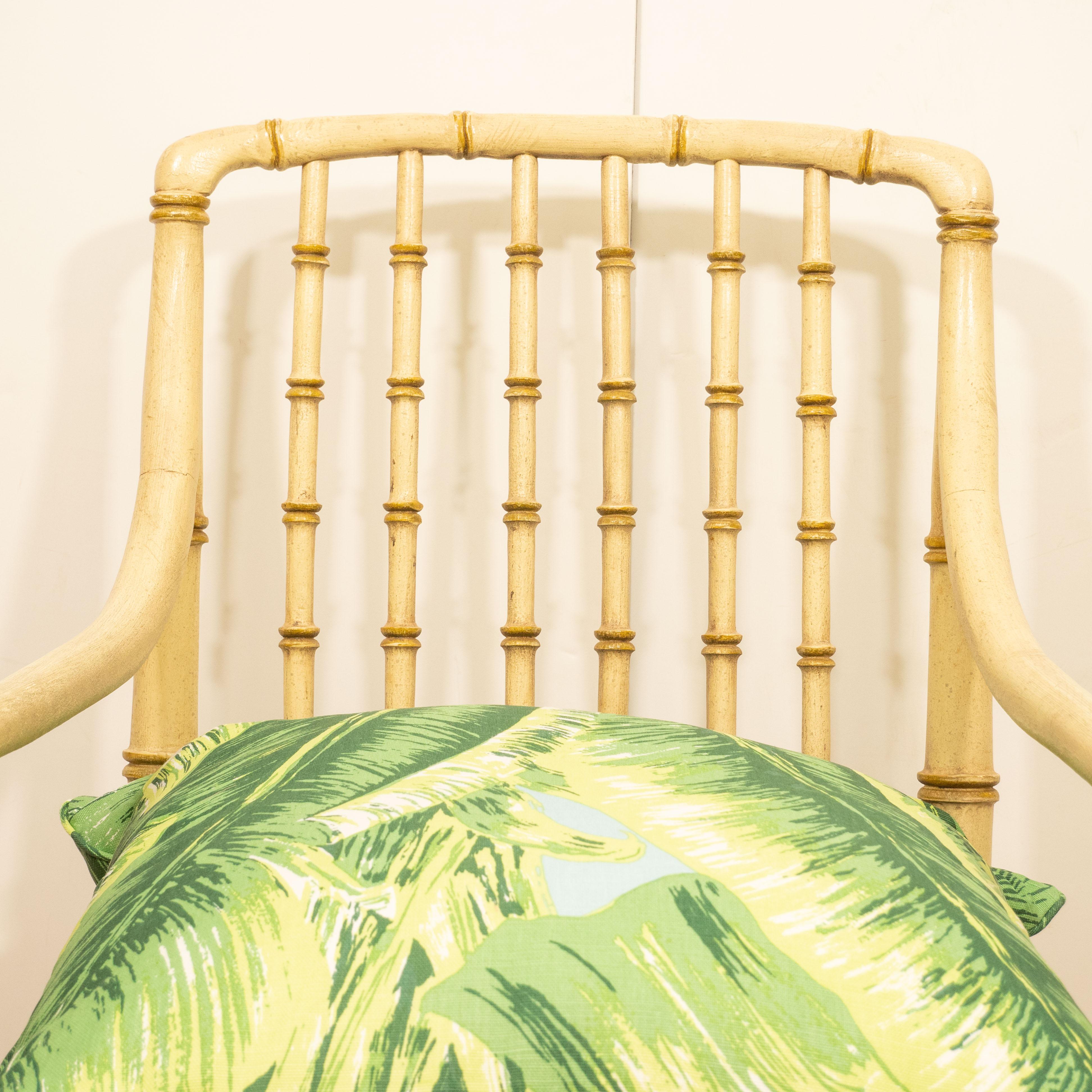 green bamboo furniture