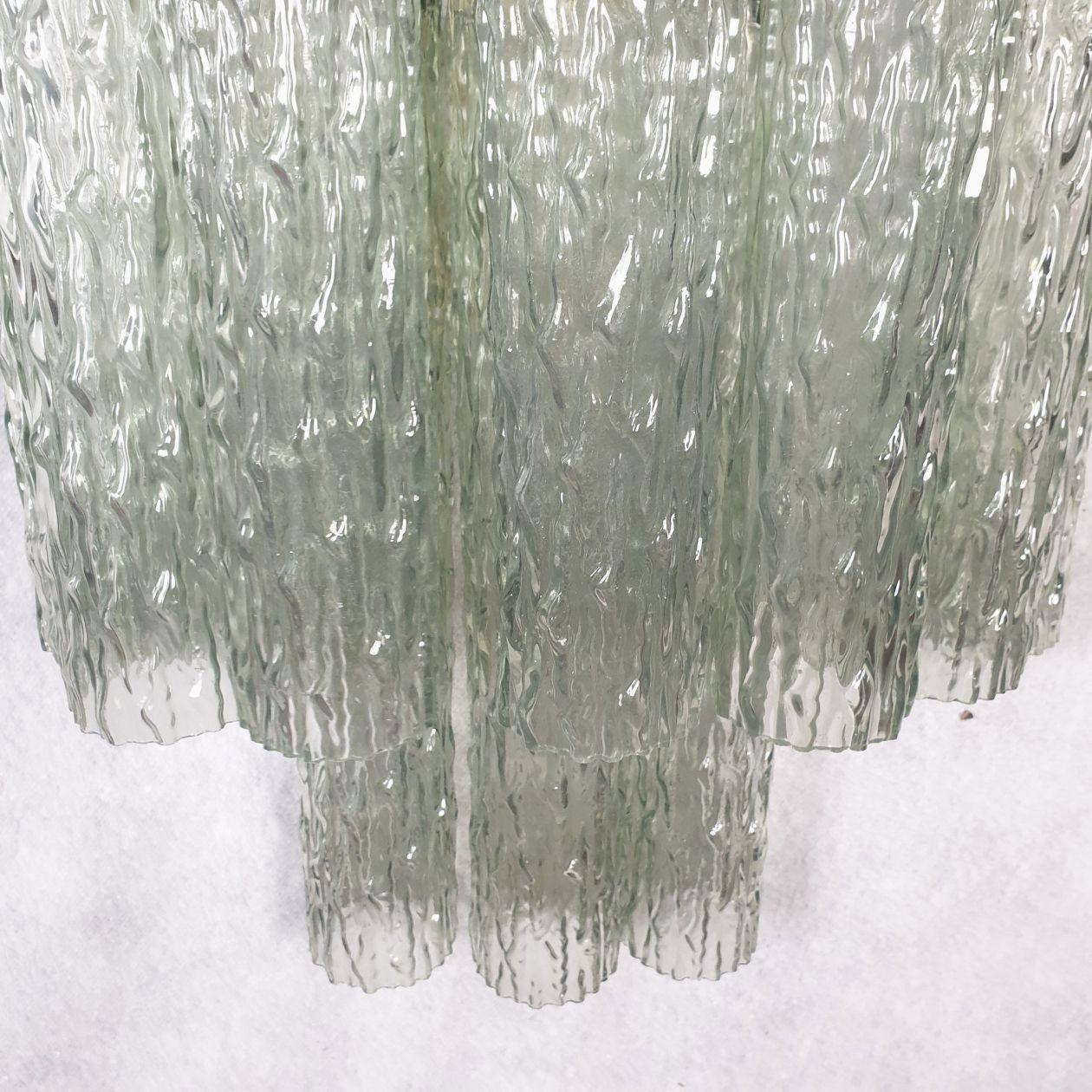 Pair of green Murano glass sconces For Sale 1