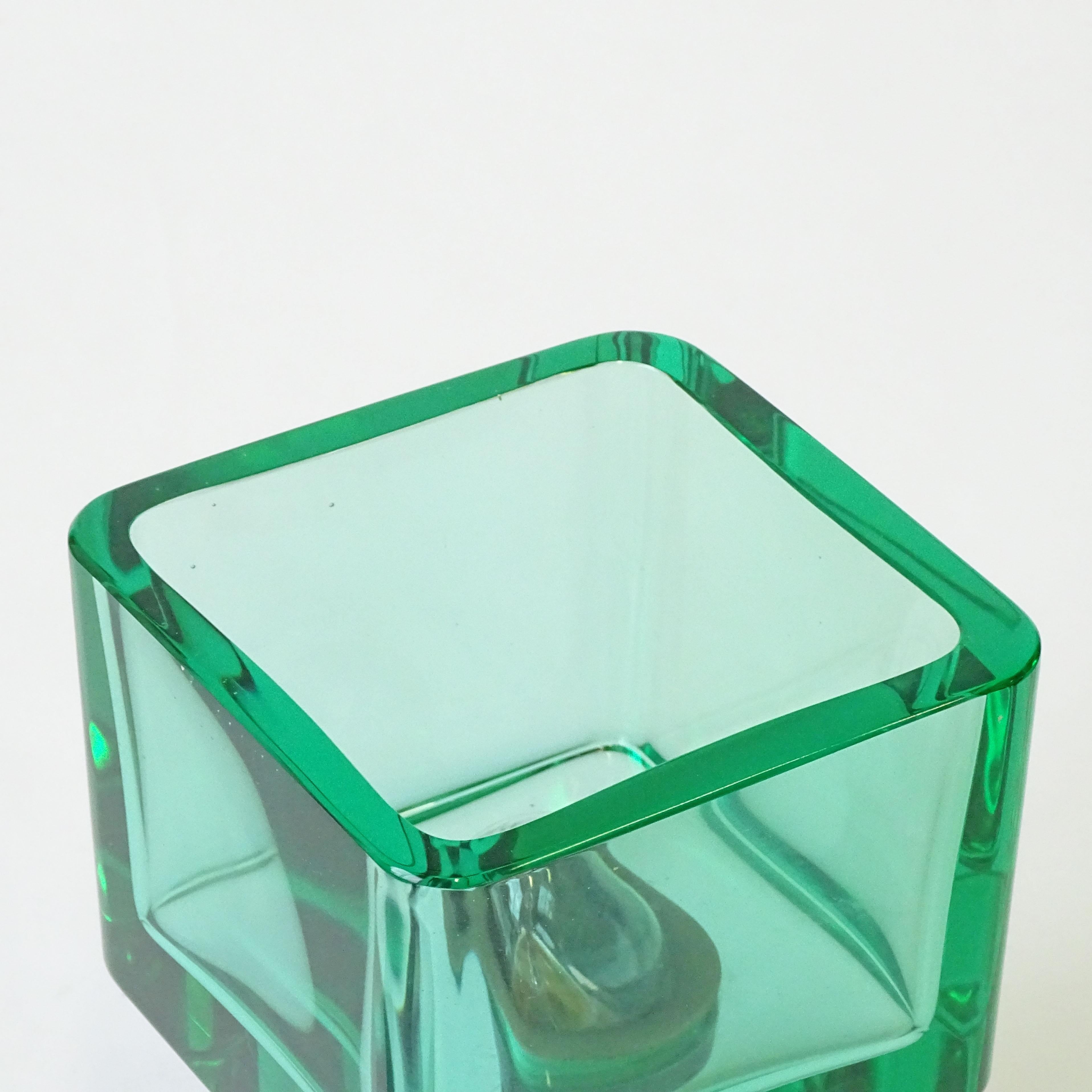 Paar Wandlampen aus grünem Muranoglas von Seguso, Italien 1960er Jahre im Zustand „Hervorragend“ im Angebot in Milan, IT
