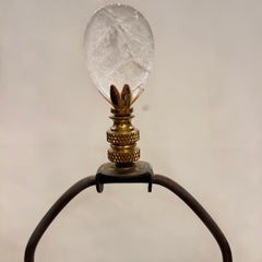 Pair of Green Murano Lamps