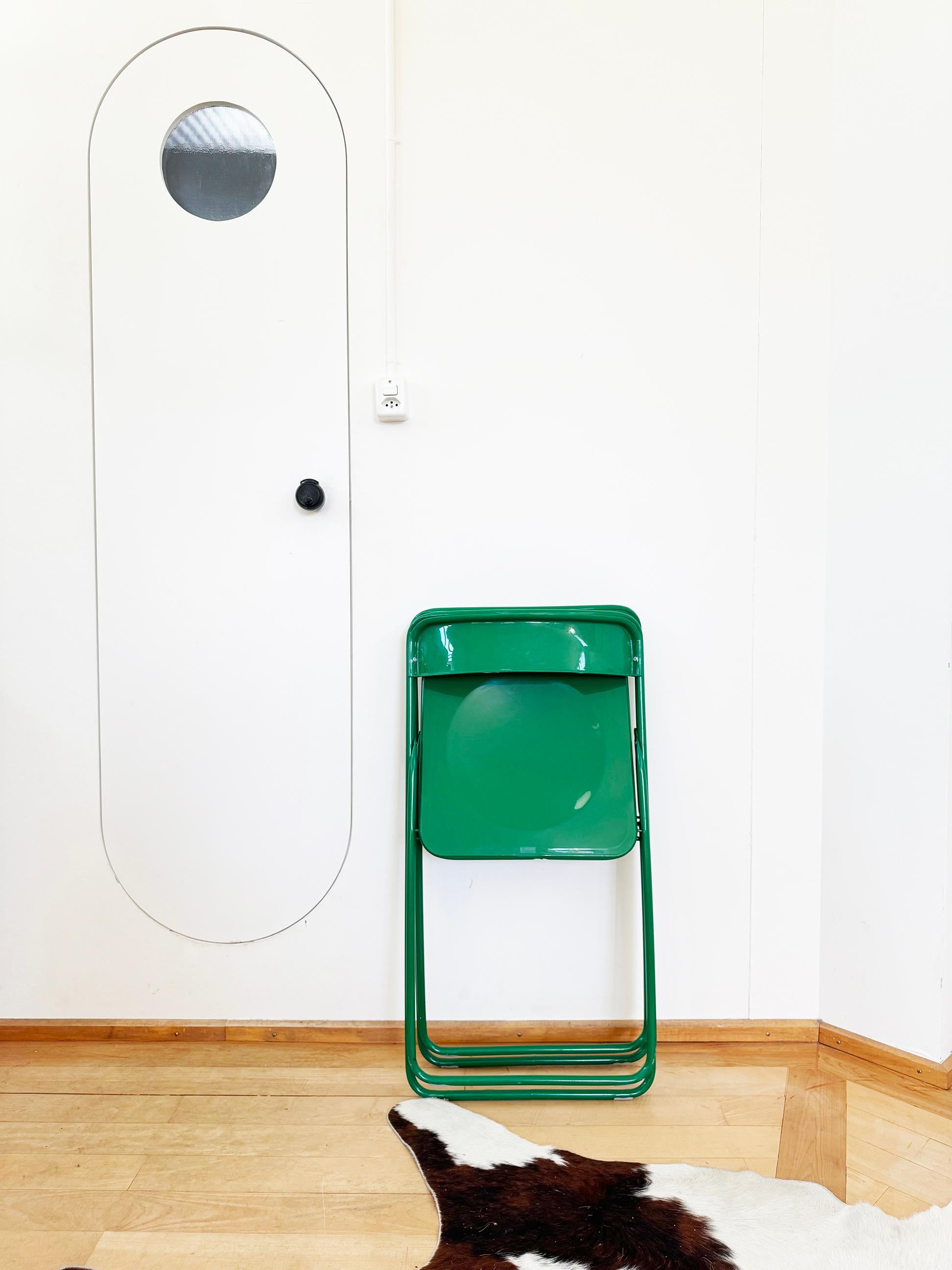 Fin du 20e siècle Paire de chaises vertes suédoises postmodernes des années 80 vintage Nils Gammelgaard Ikea 