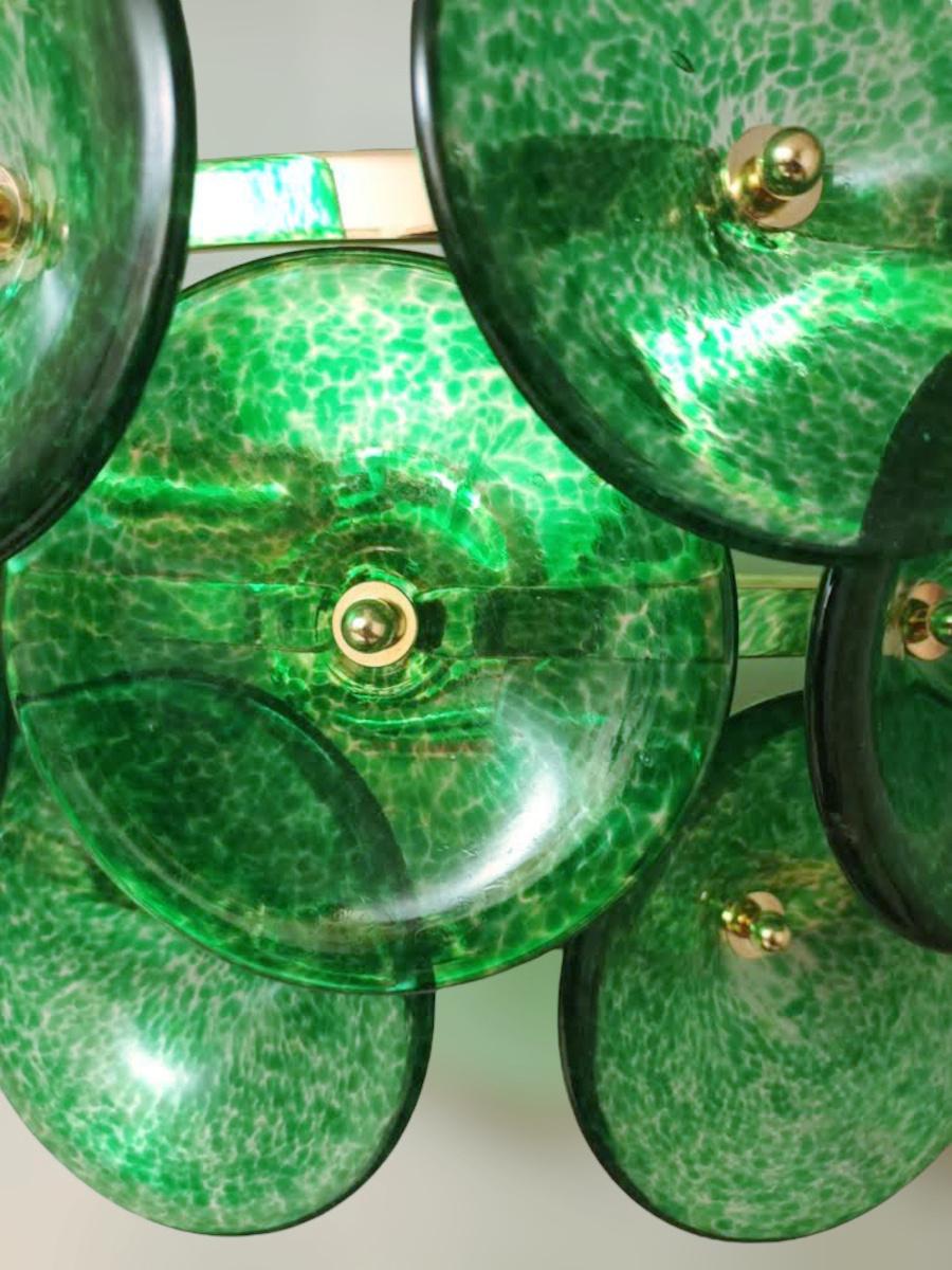Pair of Green Trumpets Sconces For Sale 3