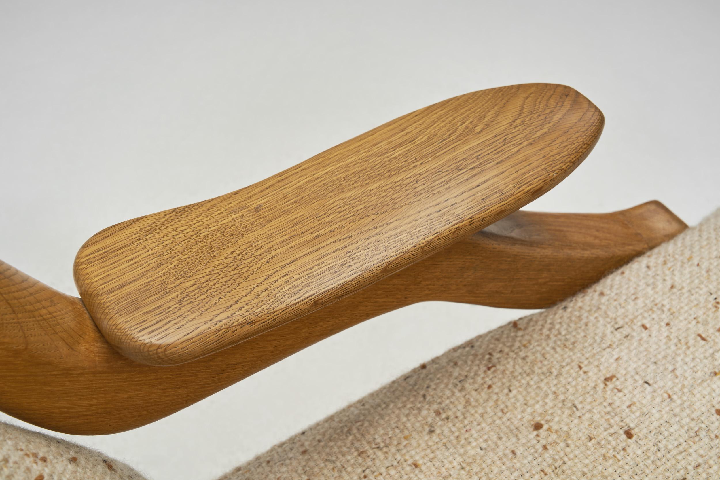 Pair of “Grégoire” Lounge Chairs by Guillerme et Chambron, France 1960s For Sale 5