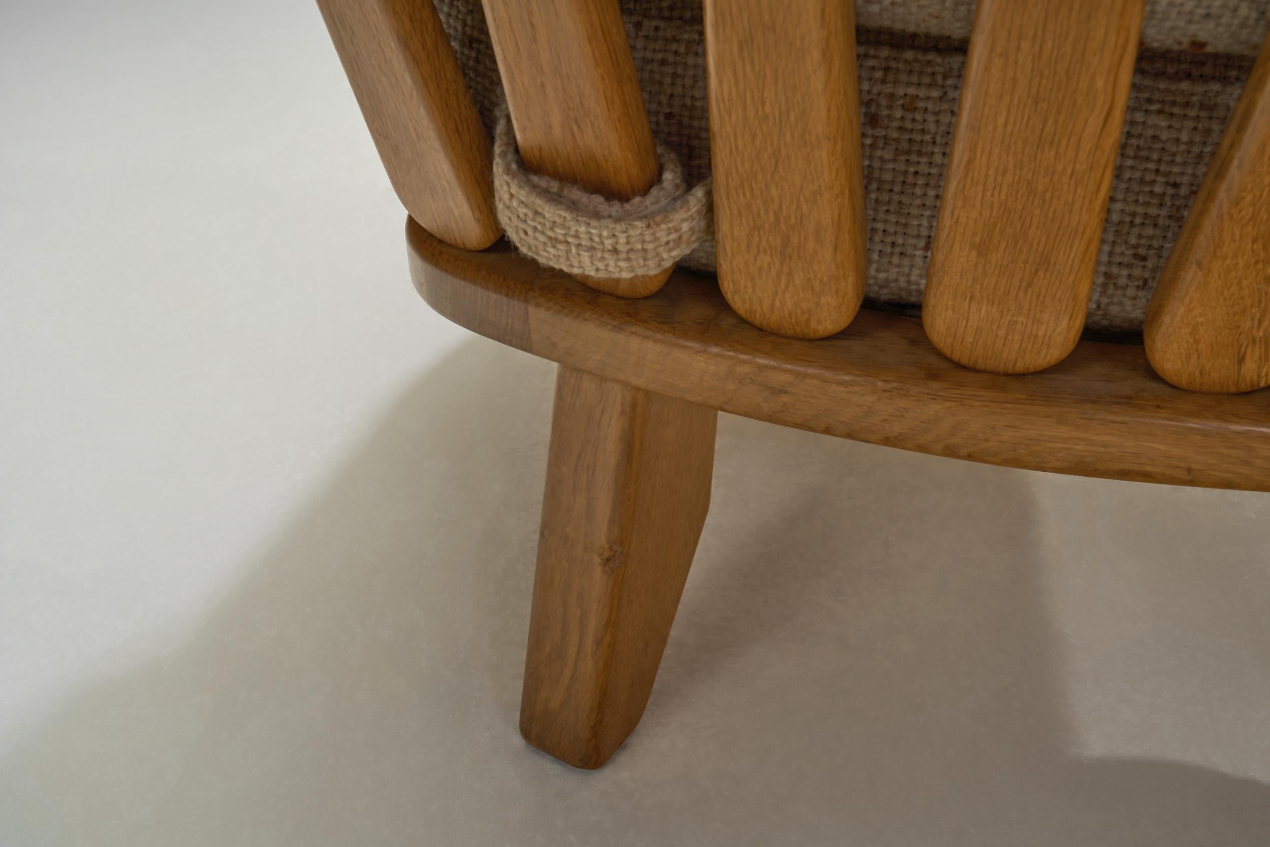 Paire de chaises longues Grégoire par Guillerme et Chambron, France années 1960 en vente 10