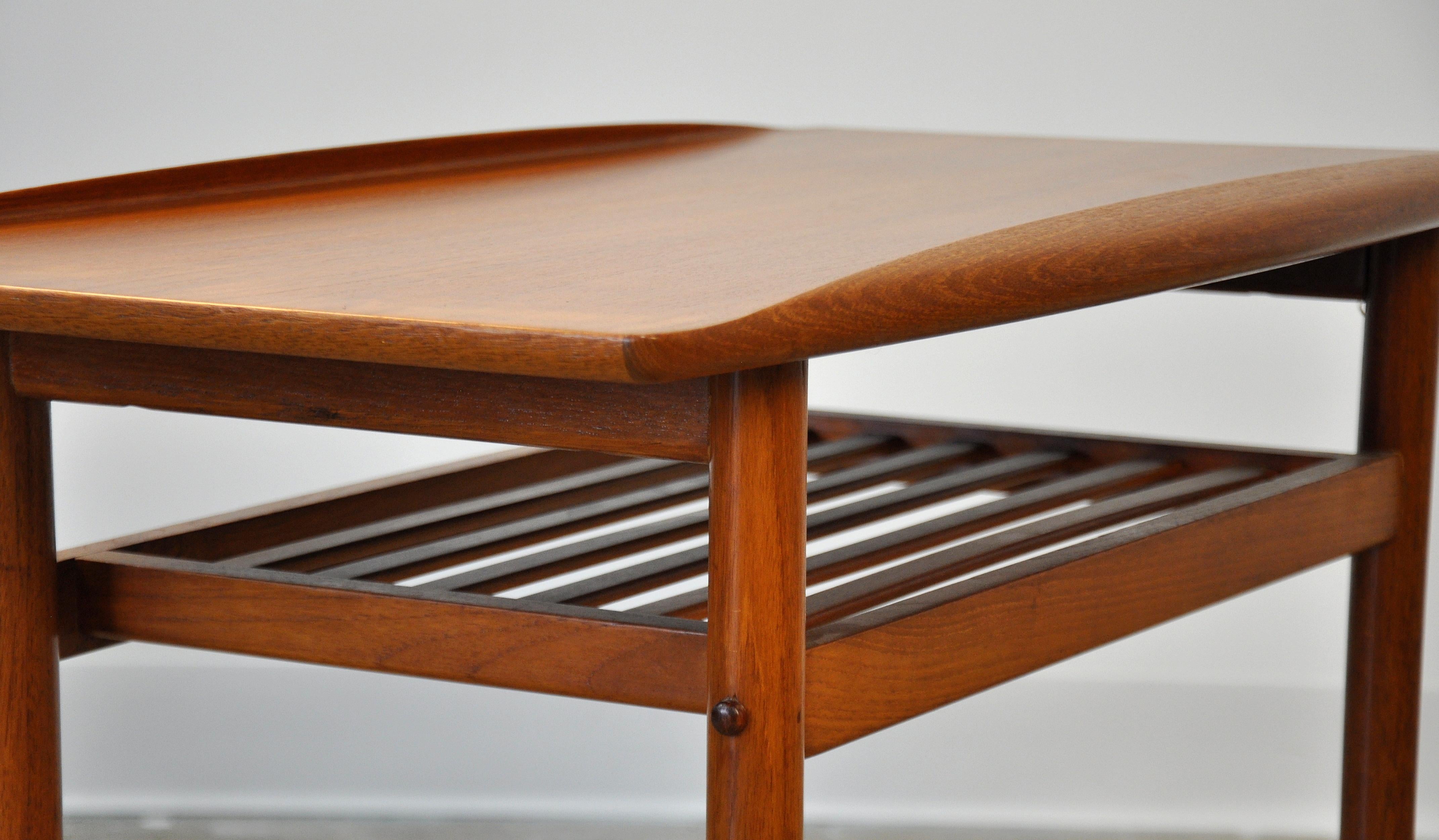 Pair of Grete Jalk for Poul Jeppesen Teak Side Tables 7