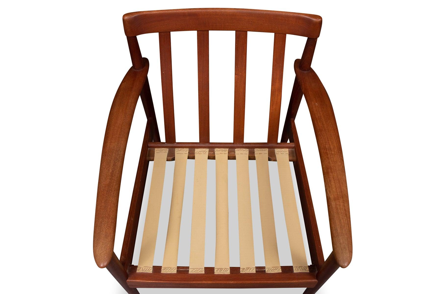 Pair of Grete Jalk Lounge Chairs in Teak 1