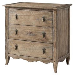 Coppia di Comodini a 3 cassetti in Oak Oak ingrigito