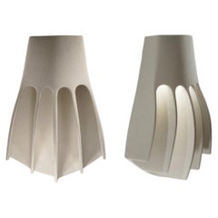 PAIR OF GRIFFE Ceramic wall lights by Guy Bareff, 2022