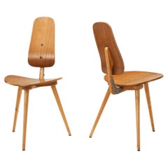 Vintage Pair of “Grill” Chairs by Bengt Ruda for Ikea, Sweden 1958
