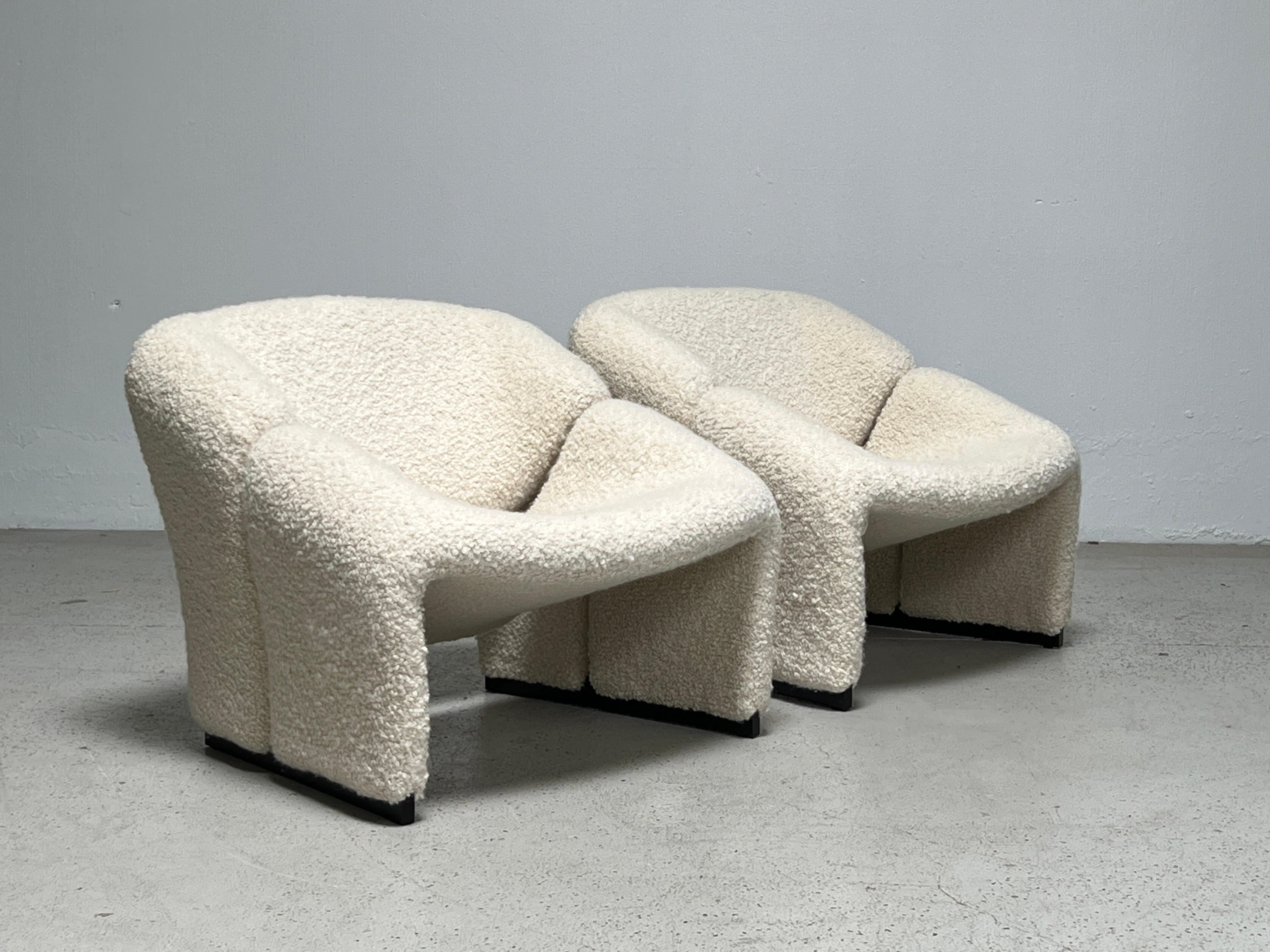 Pair of Groovy Chairs by Pierre Paulin for Artifort For Sale 5