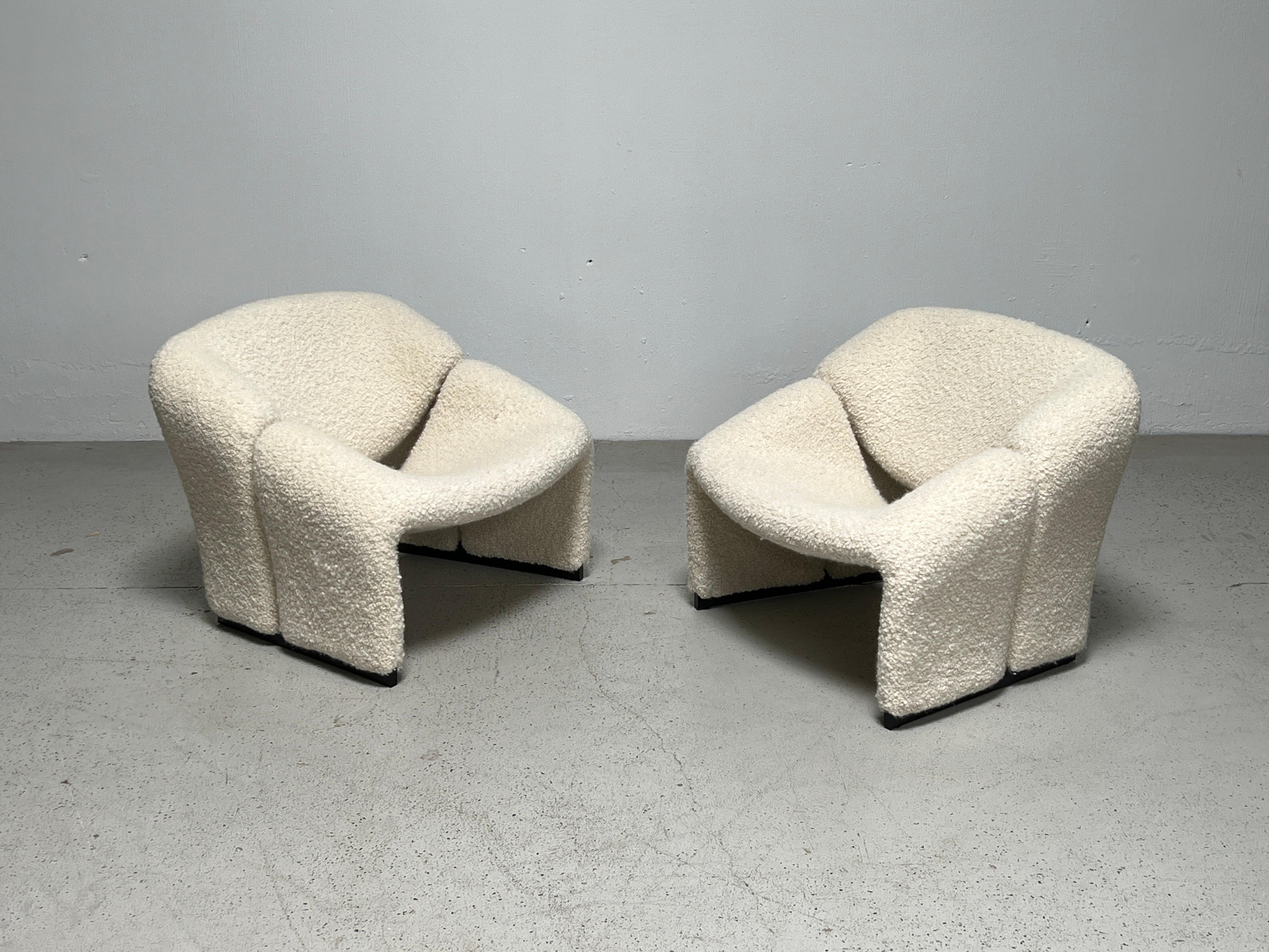 Pair of Groovy Chairs by Pierre Paulin for Artifort In Good Condition For Sale In Dallas, TX