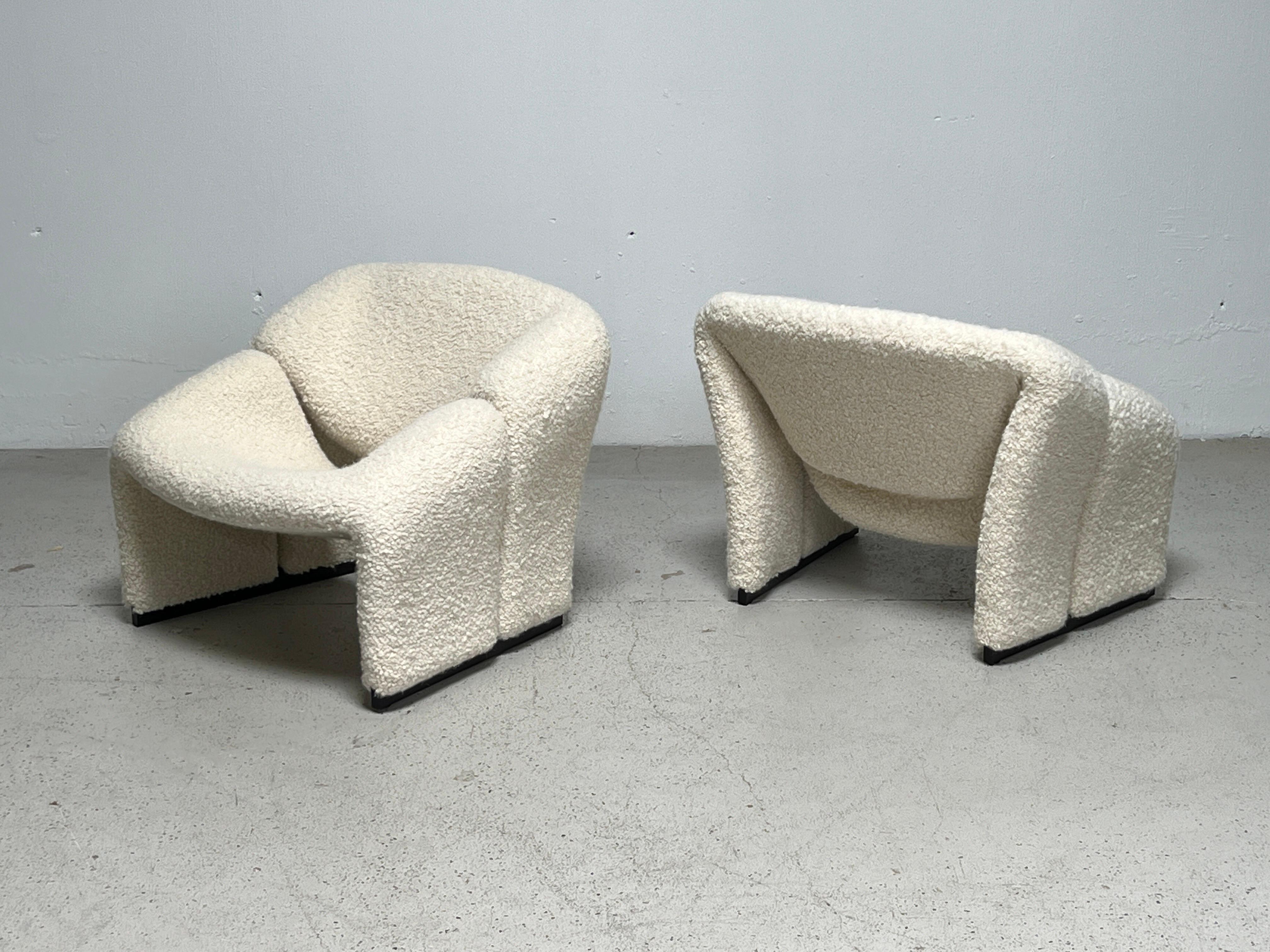 Pair of Groovy Chairs by Pierre Paulin for Artifort For Sale 2
