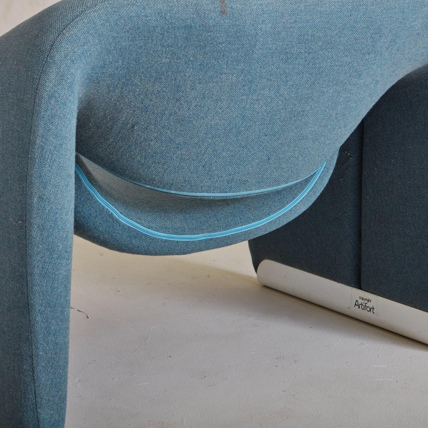 Pair of Groovy Lounge Chairs by Pierre Paulin for Artifort, France, 1960s 8