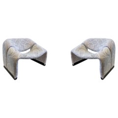 Pair of Groovy Lounge Chairs by Pierre Paulin