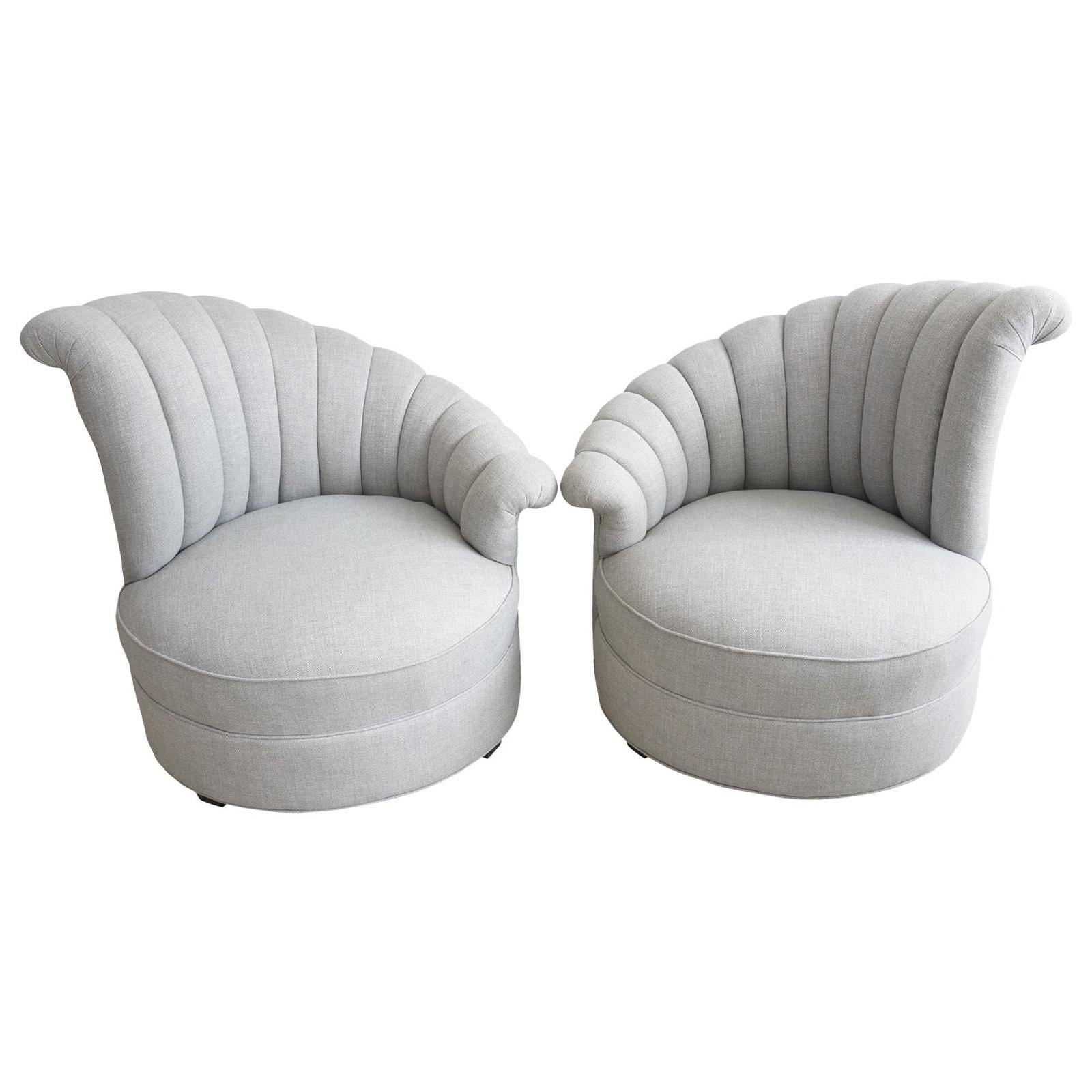 Pair of Grosfeld House Art Deco Lounge Chairs