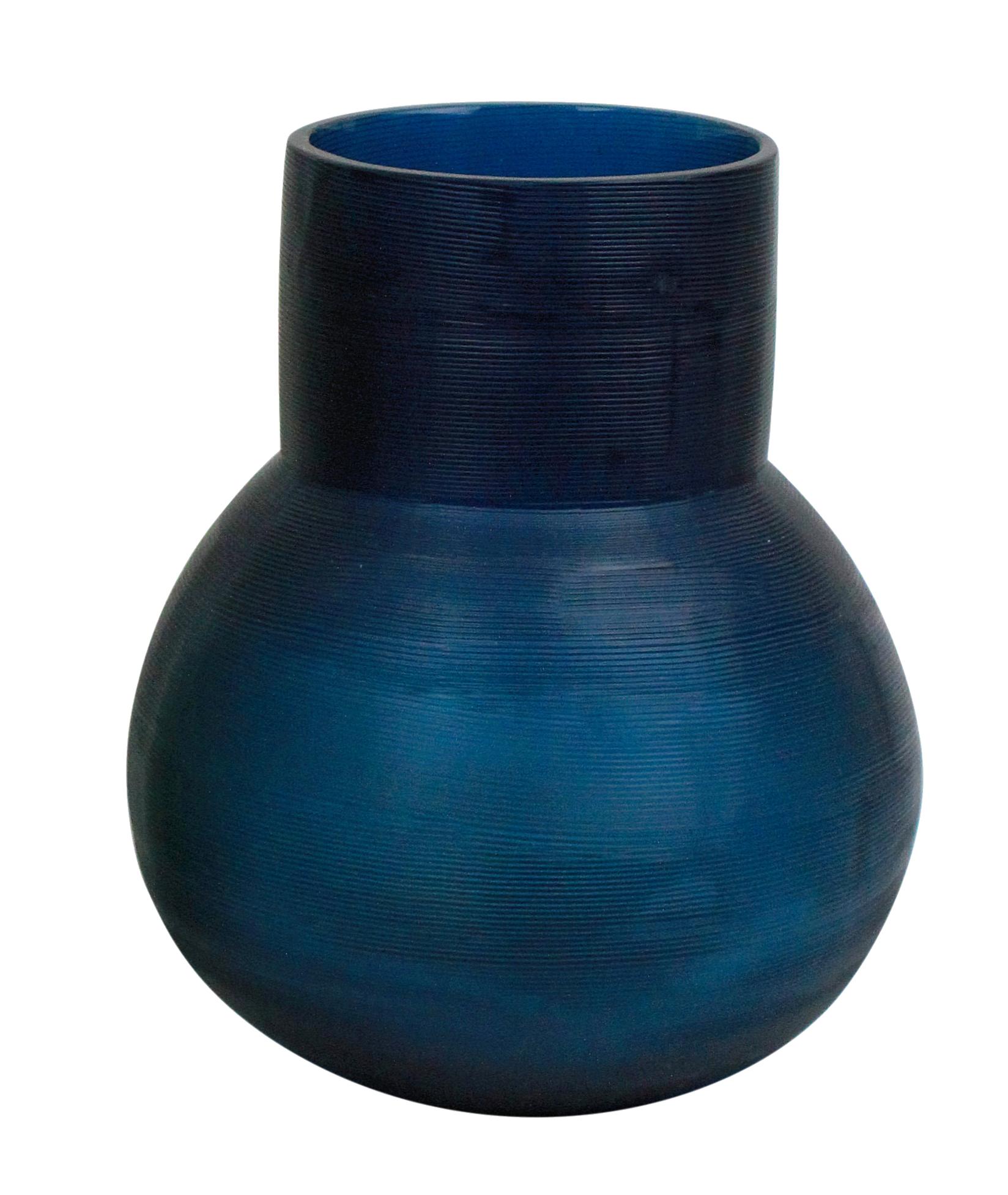 Paar Guaxs-Glasvasen in atemberaubenden Farben (Deutsch) im Angebot