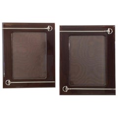 Pair of Gucci Equestrian Motif Frame, circa 1970, Italy