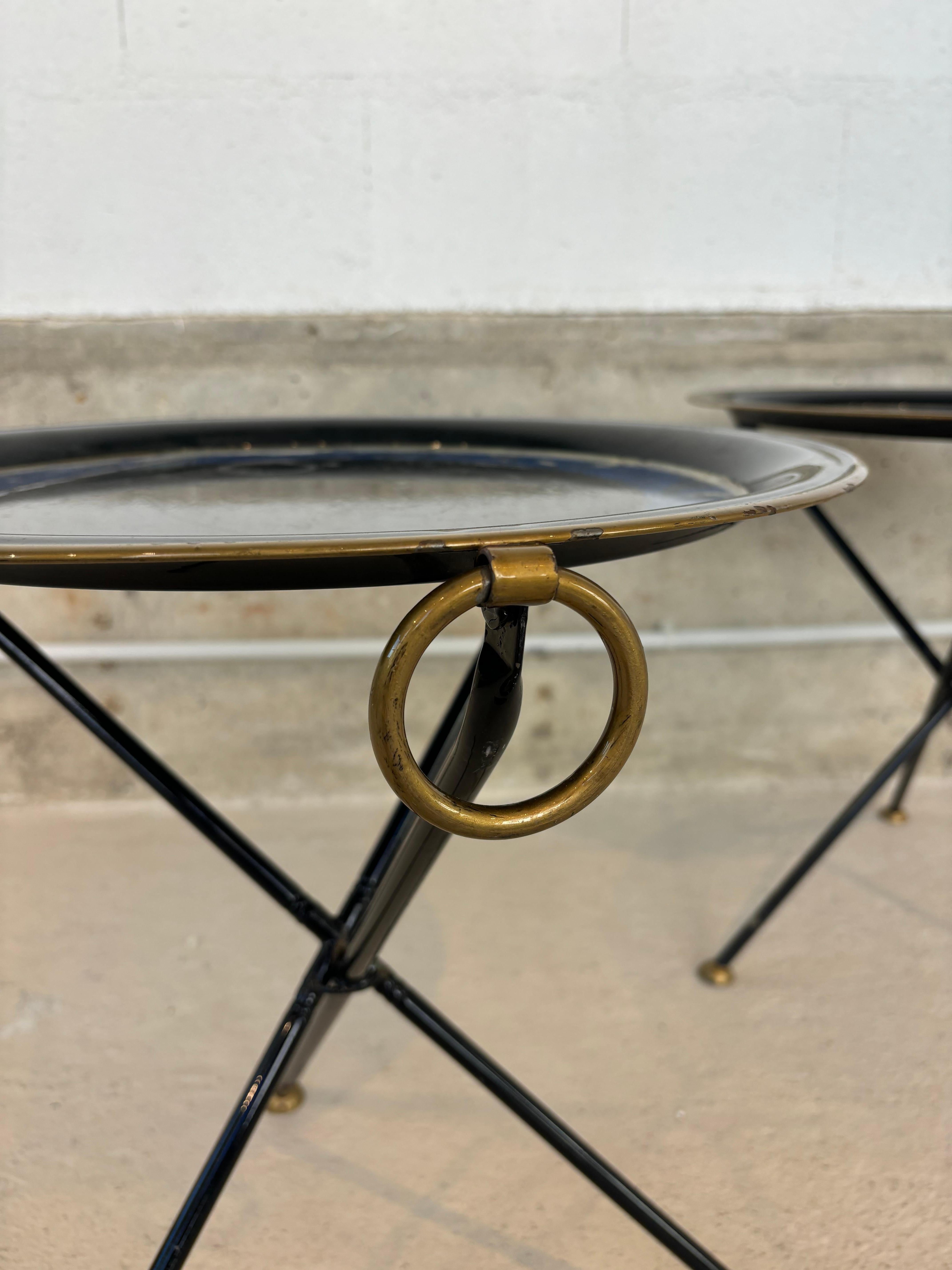 Pair of guéridon by Christian Dior For Sale 7